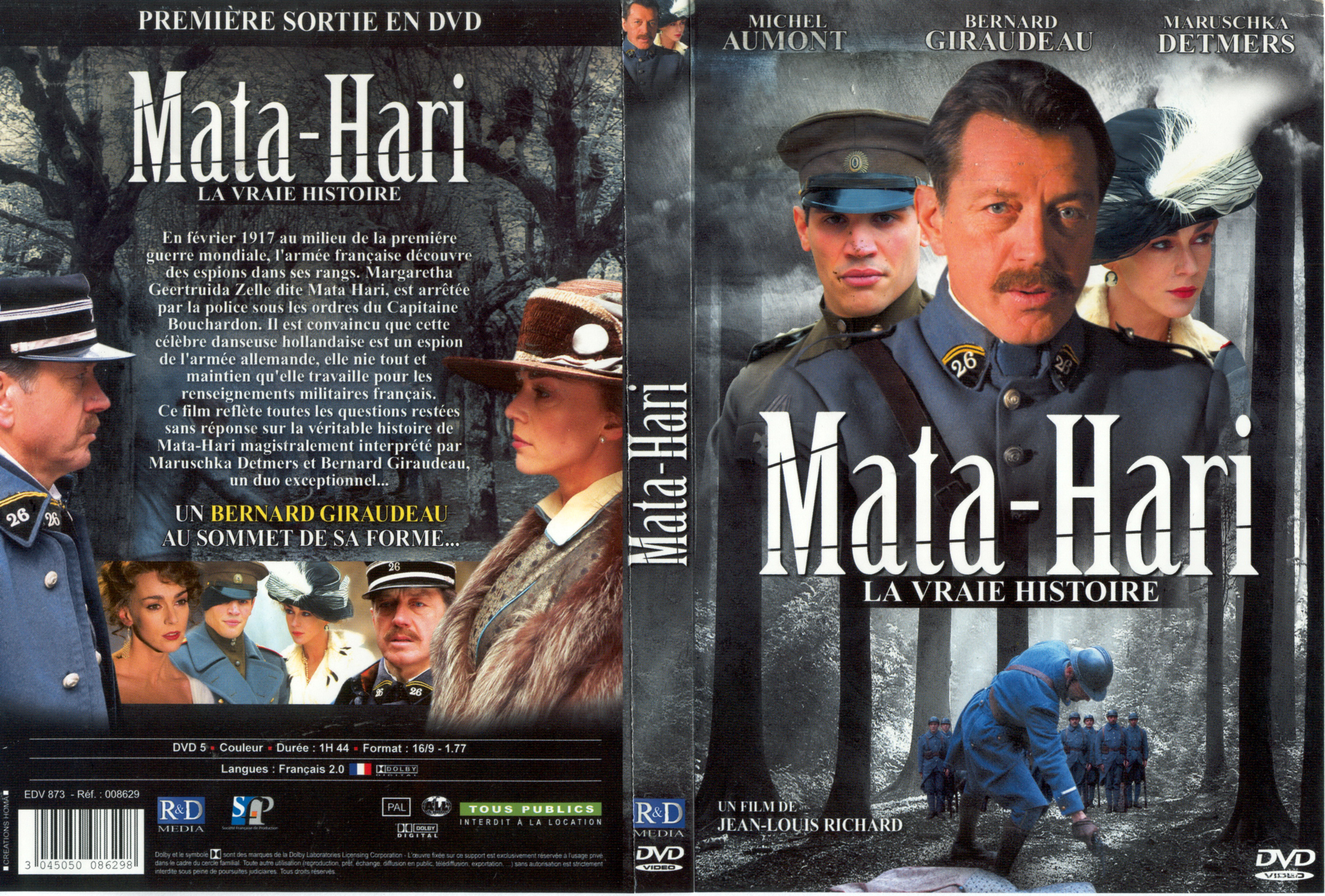 Jaquette DVD Mata-Hari la vraie histoire