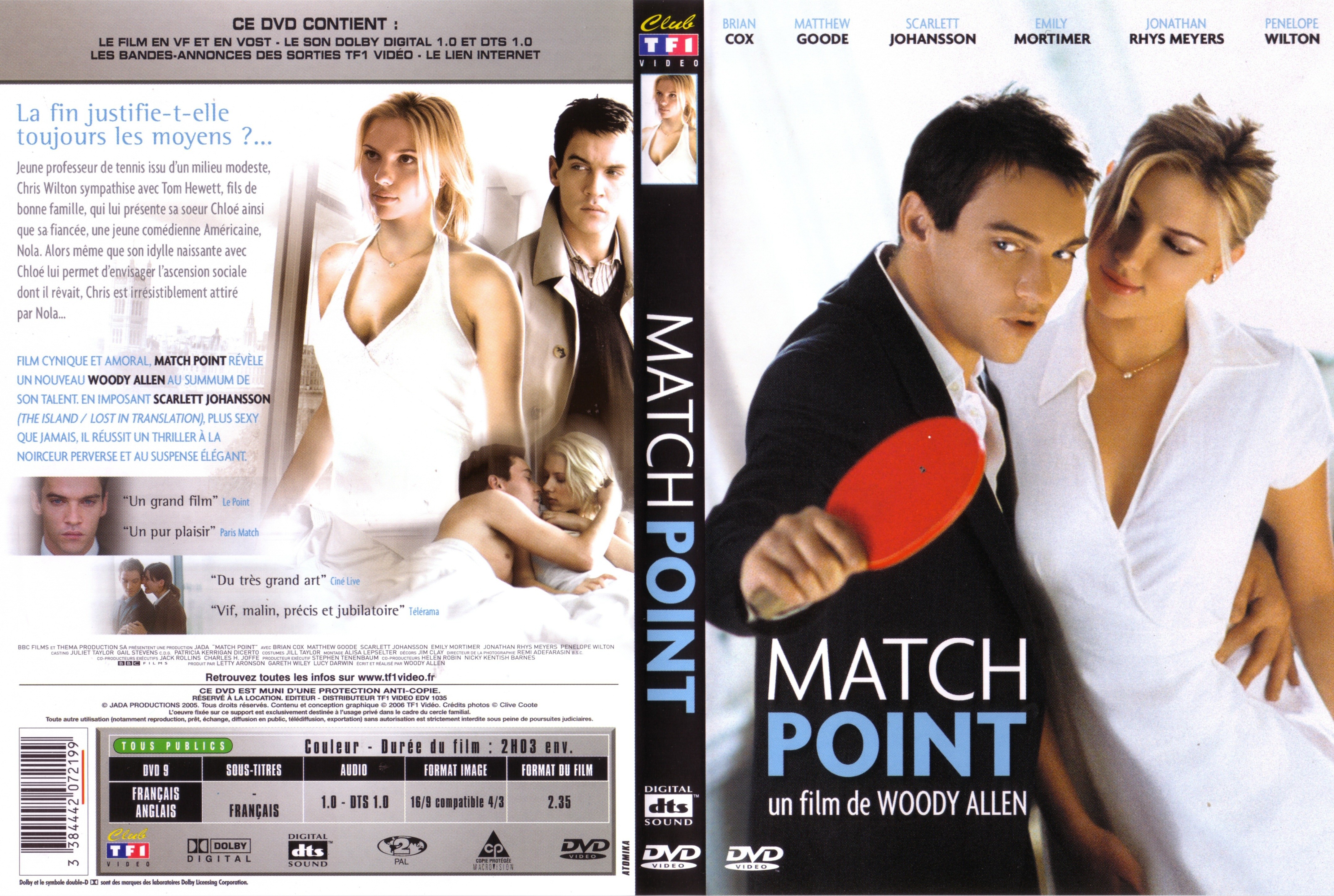 Jaquette DVD Match point