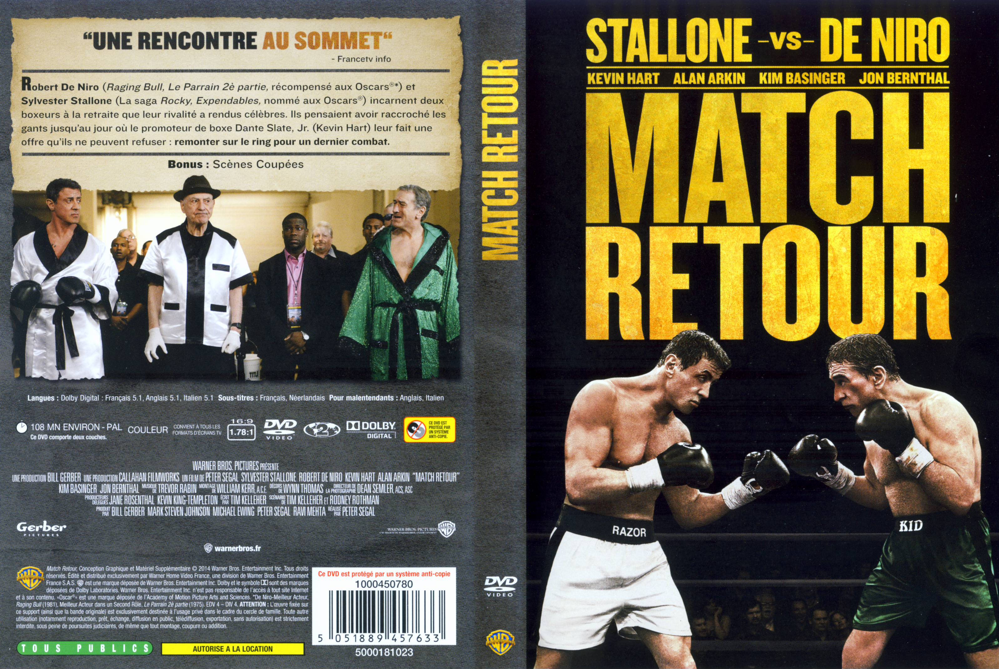 Jaquette DVD Match retour