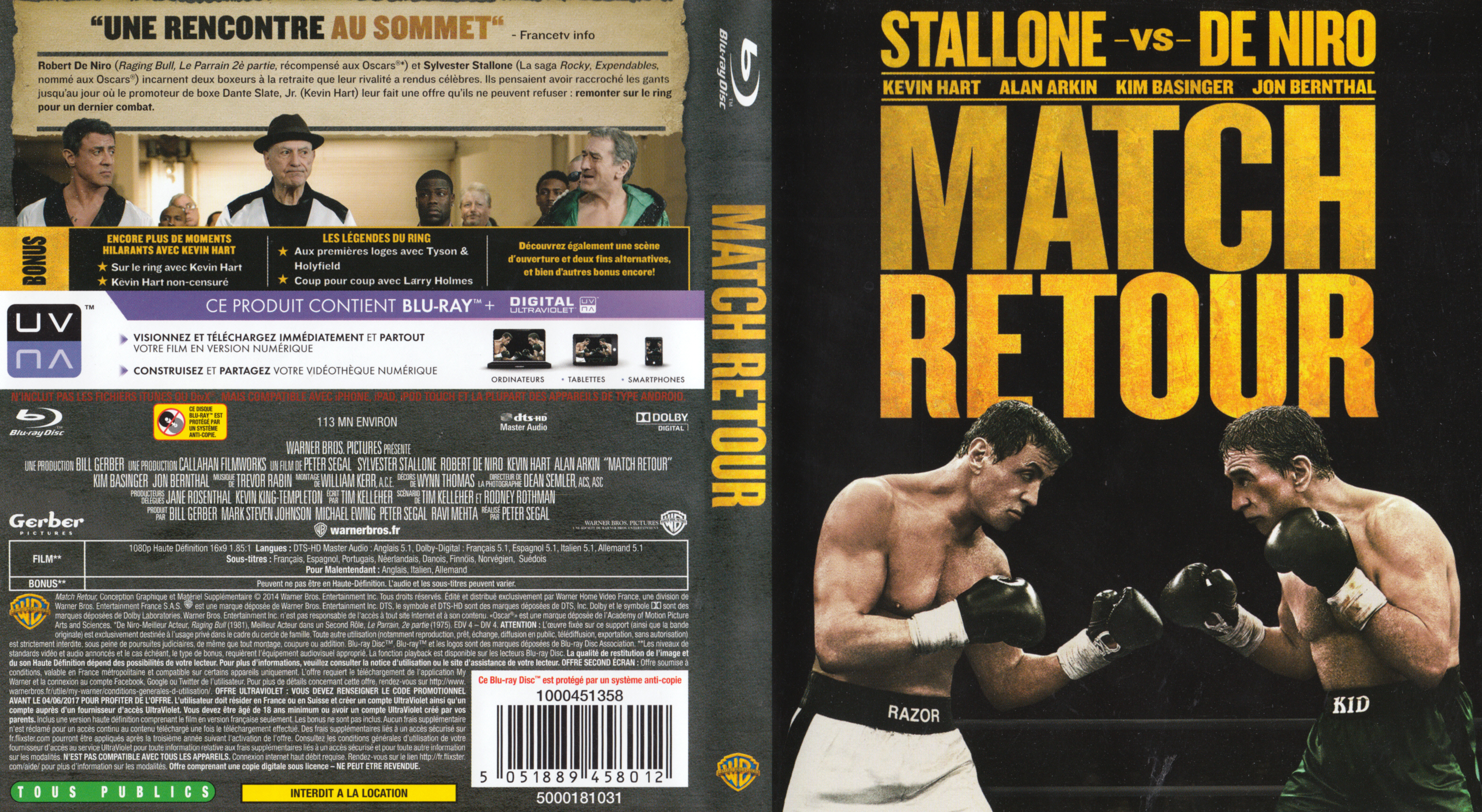 Jaquette DVD Match retour (BLU-RAY)
