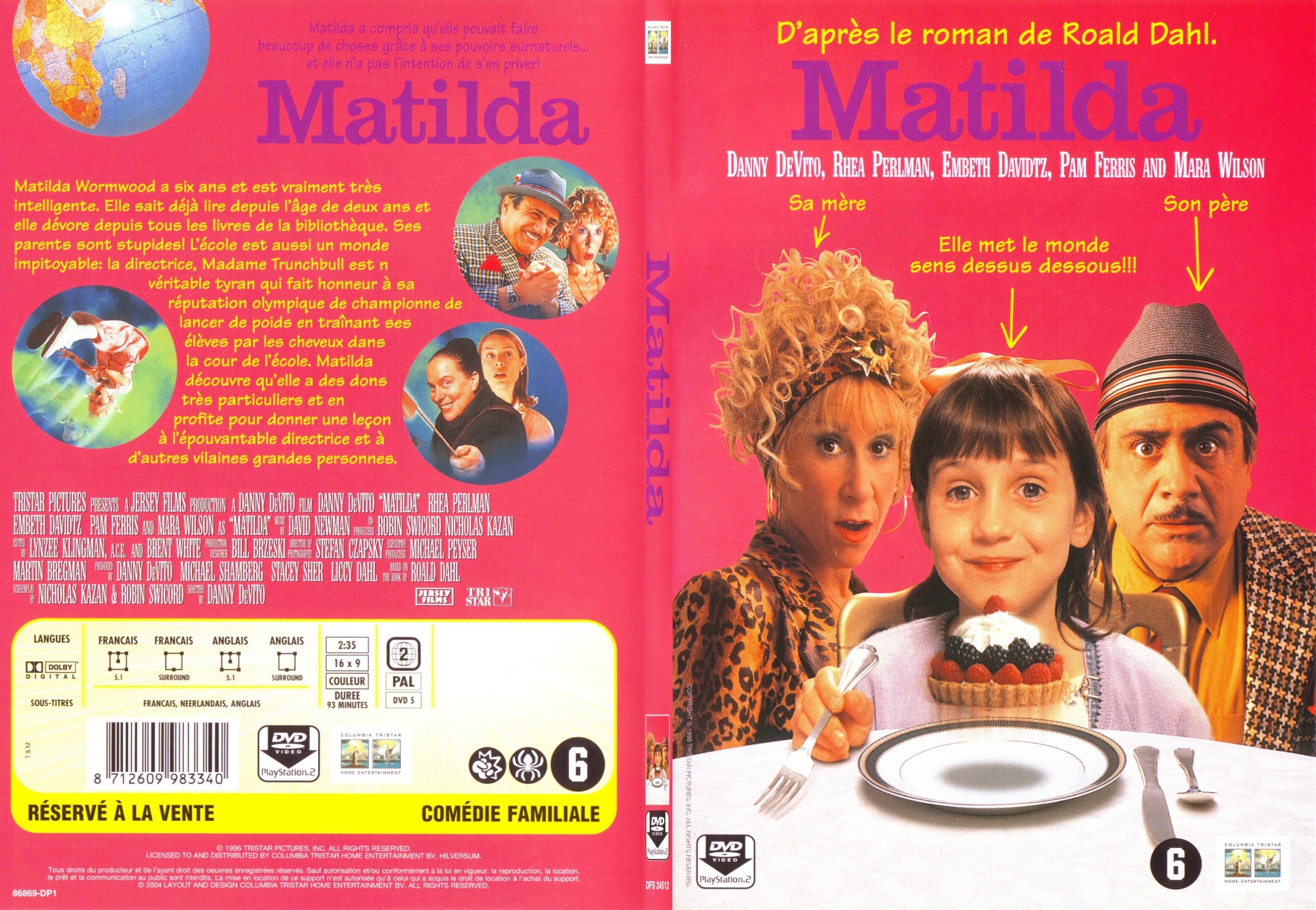 Jaquette DVD Matilda - SLIM