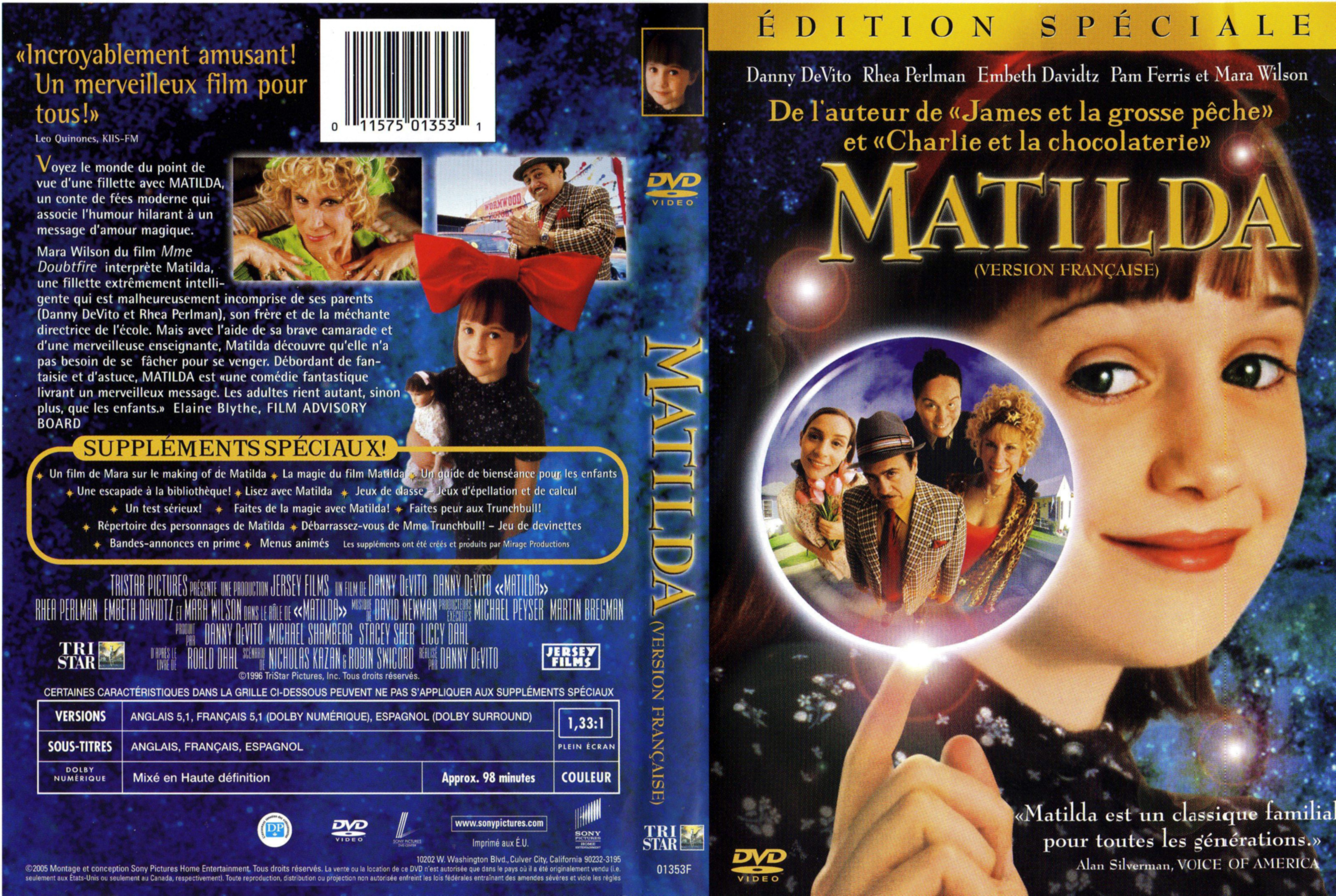 Jaquette DVD Matilda v2