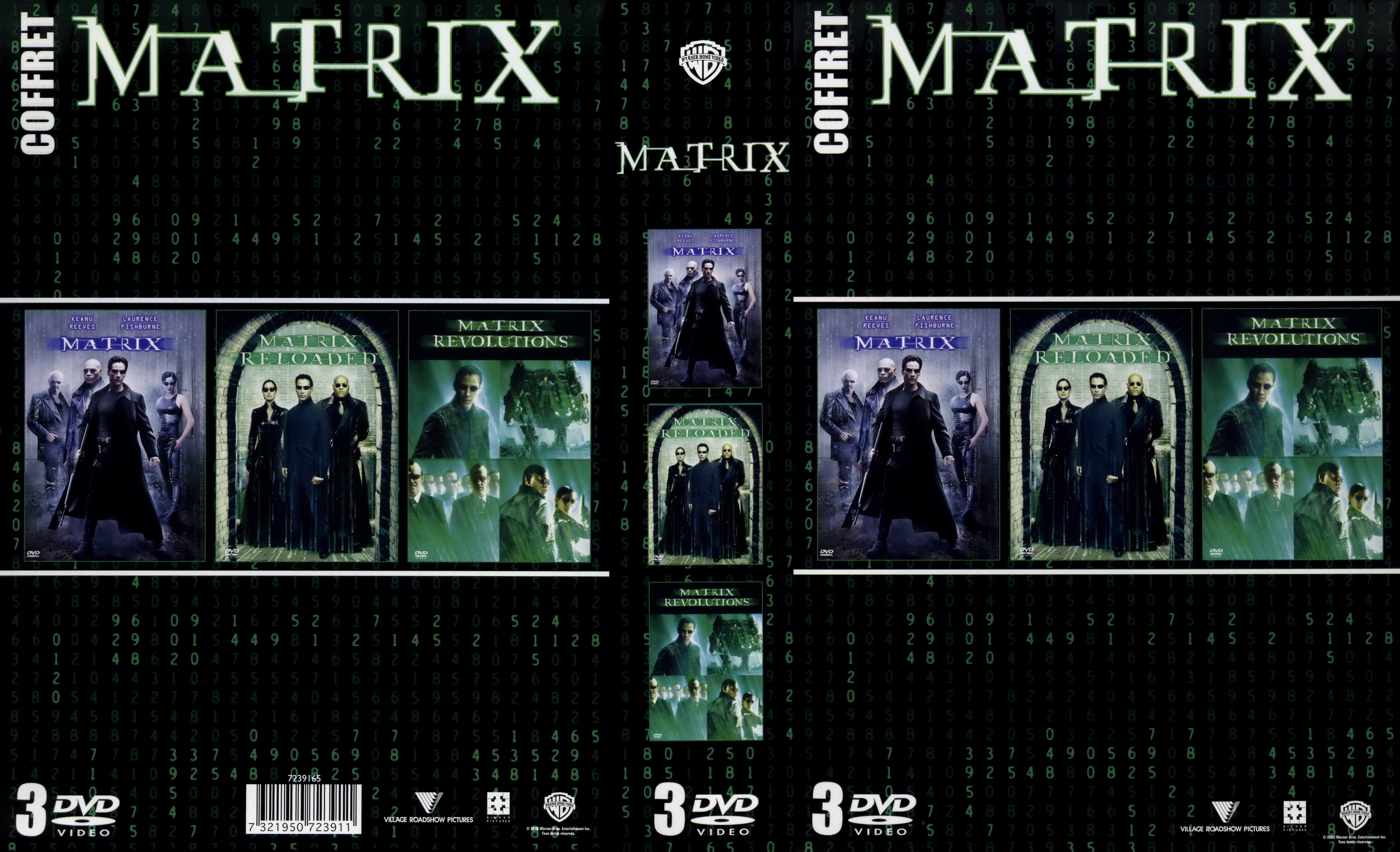 Jaquette DVD Matrix COFFRET