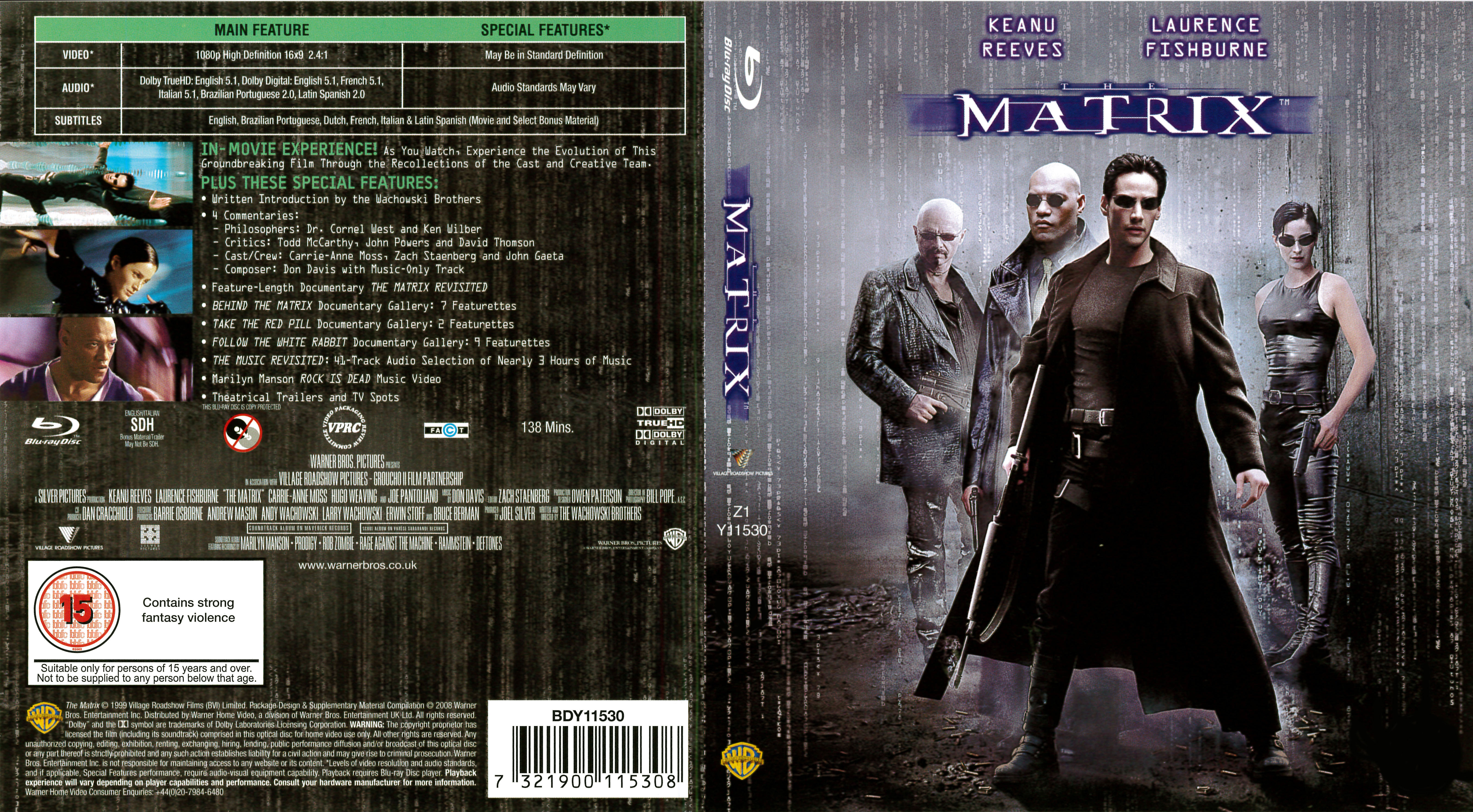 Jaquette DVD Matrix (BLU RAY) v2