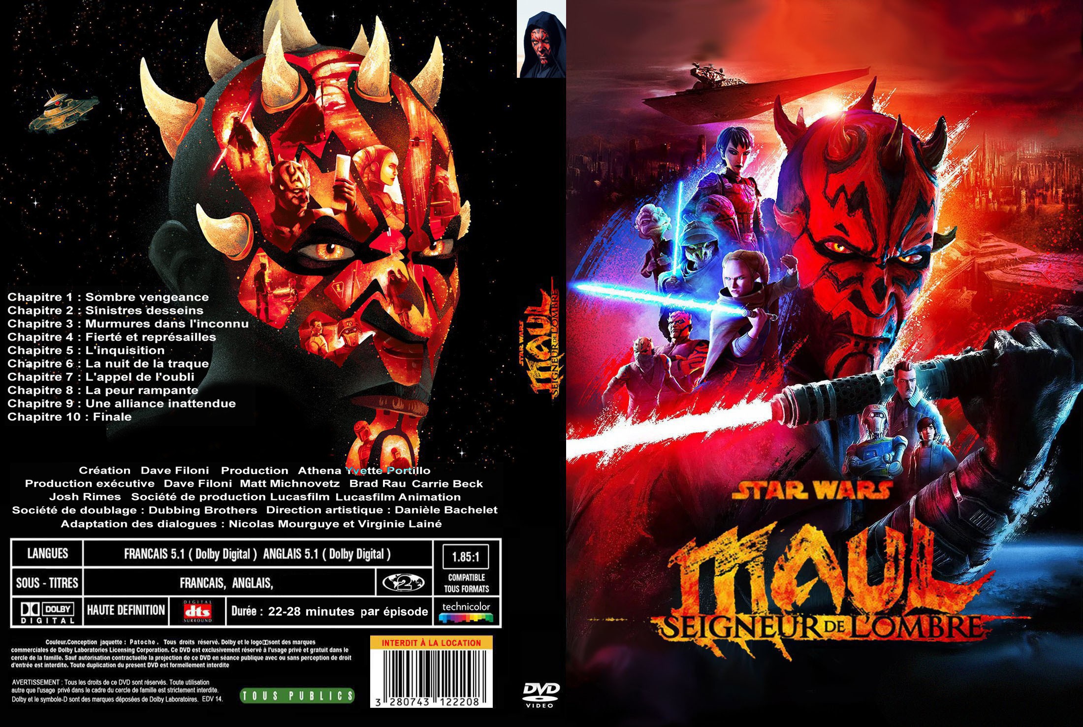 Jaquette DVD Maul - Seigneur de l