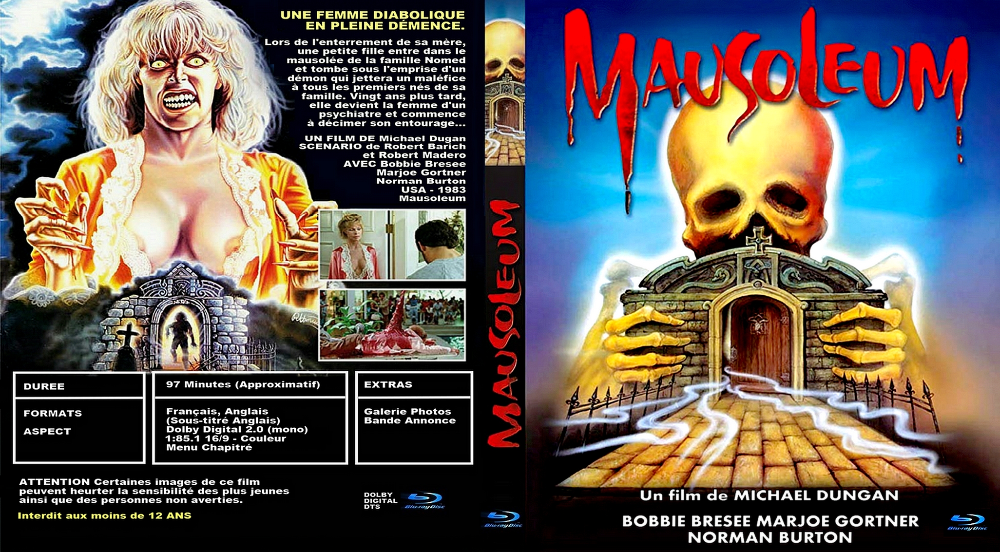 Jaquette DVD Mausoleum custom (BLU-RAY)