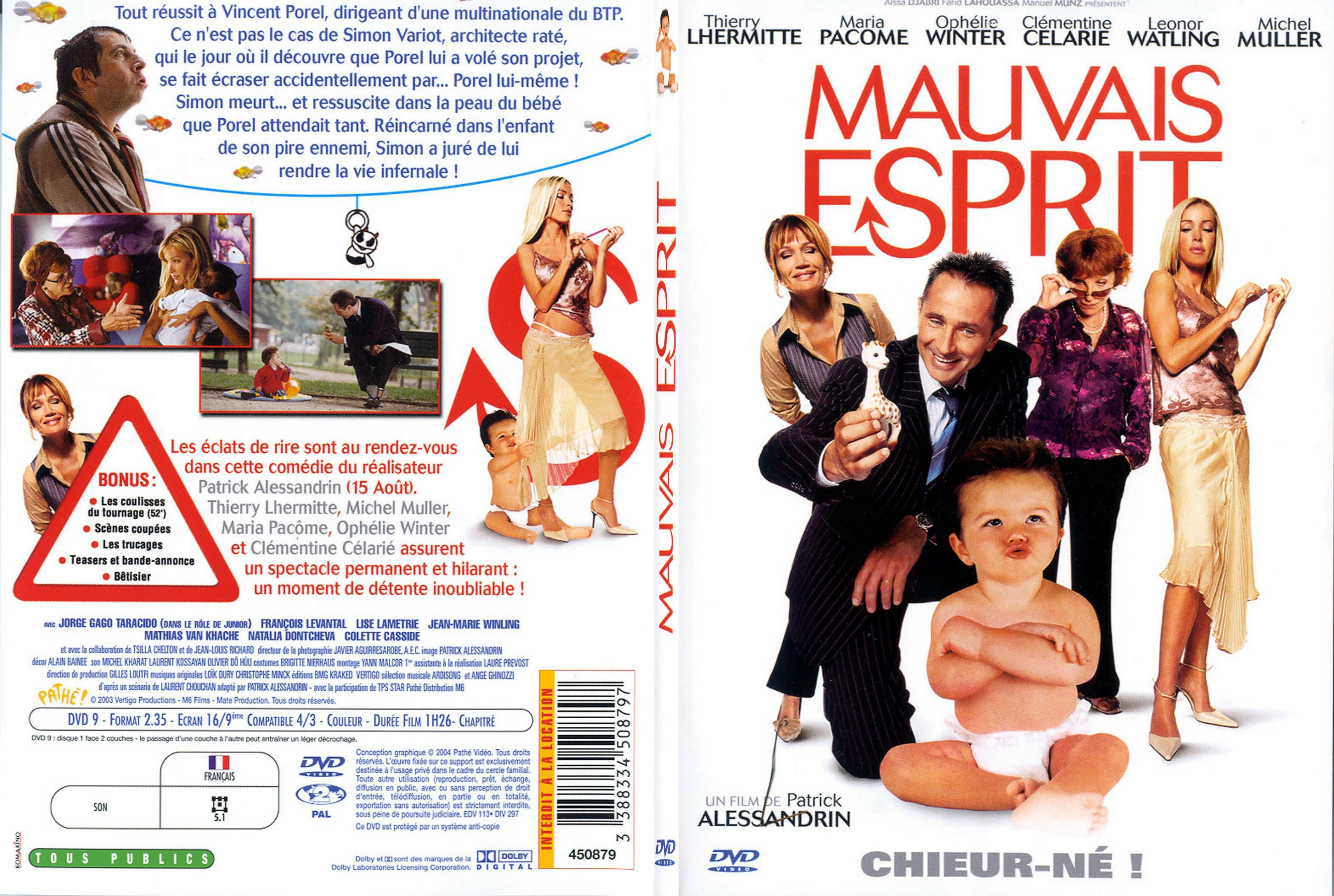 Jaquette DVD Mauvais esprit - SLIM