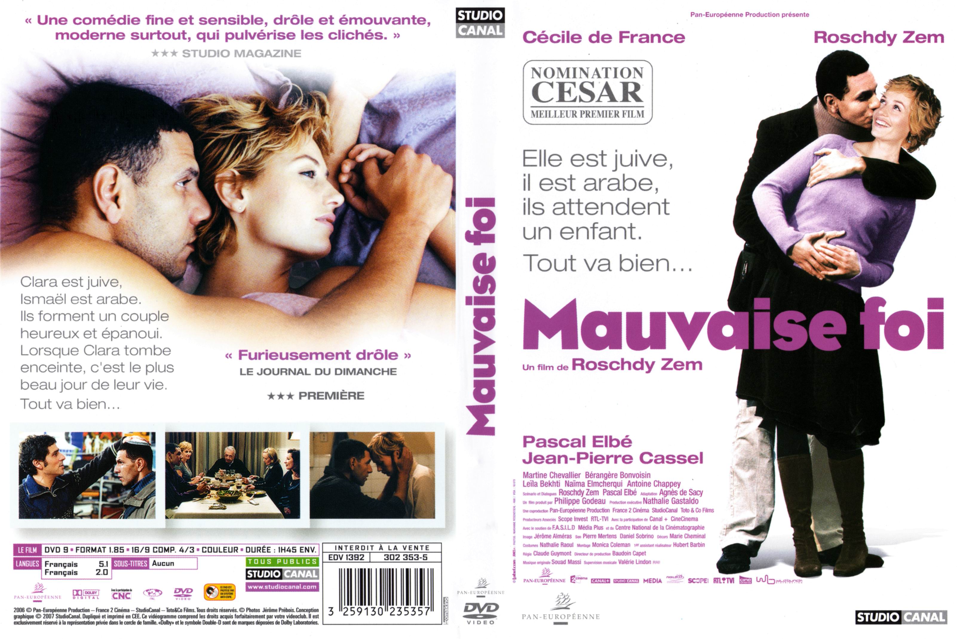 Jaquette DVD Mauvaise foi