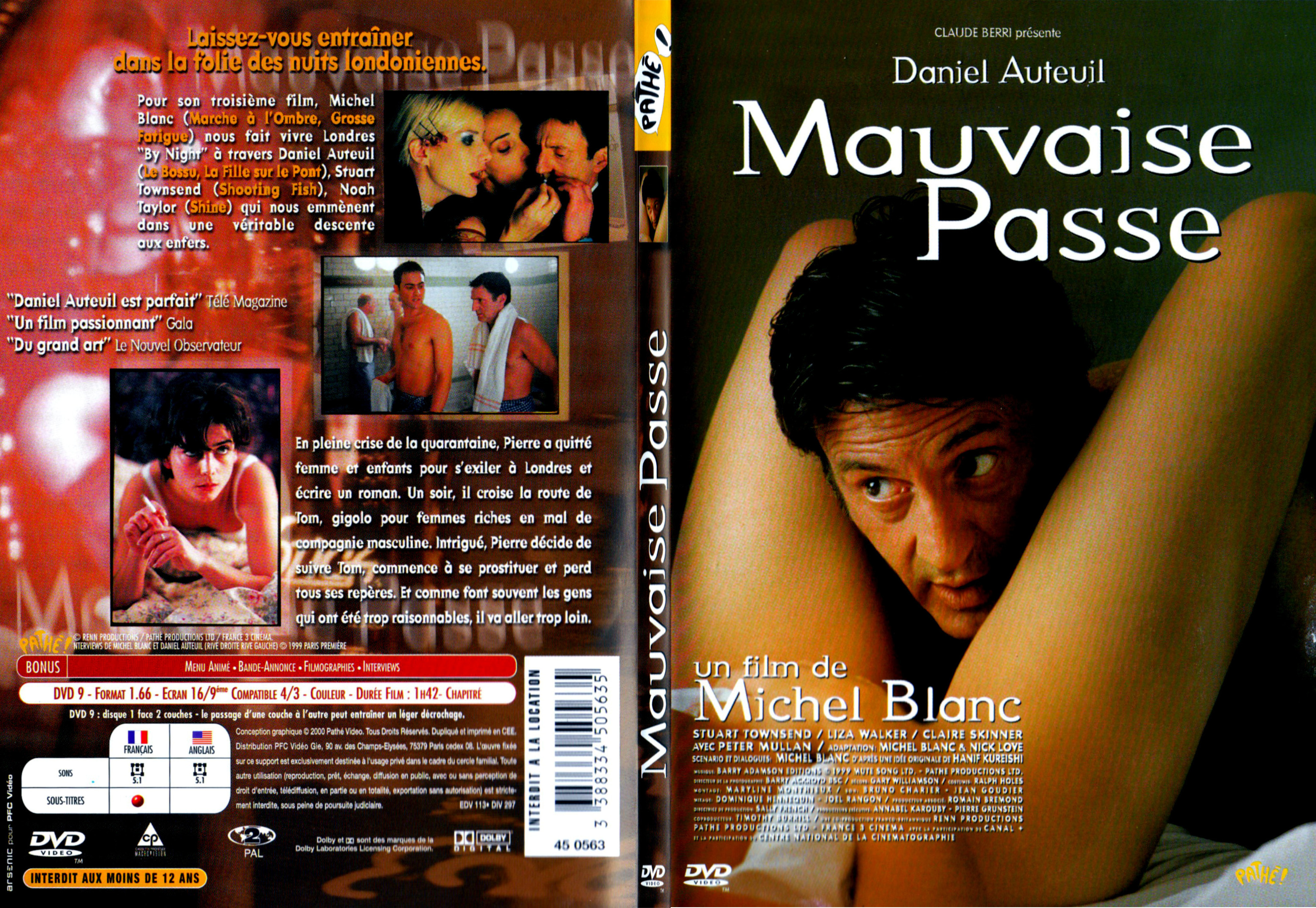 Jaquette DVD Mauvaise passe - SLIM