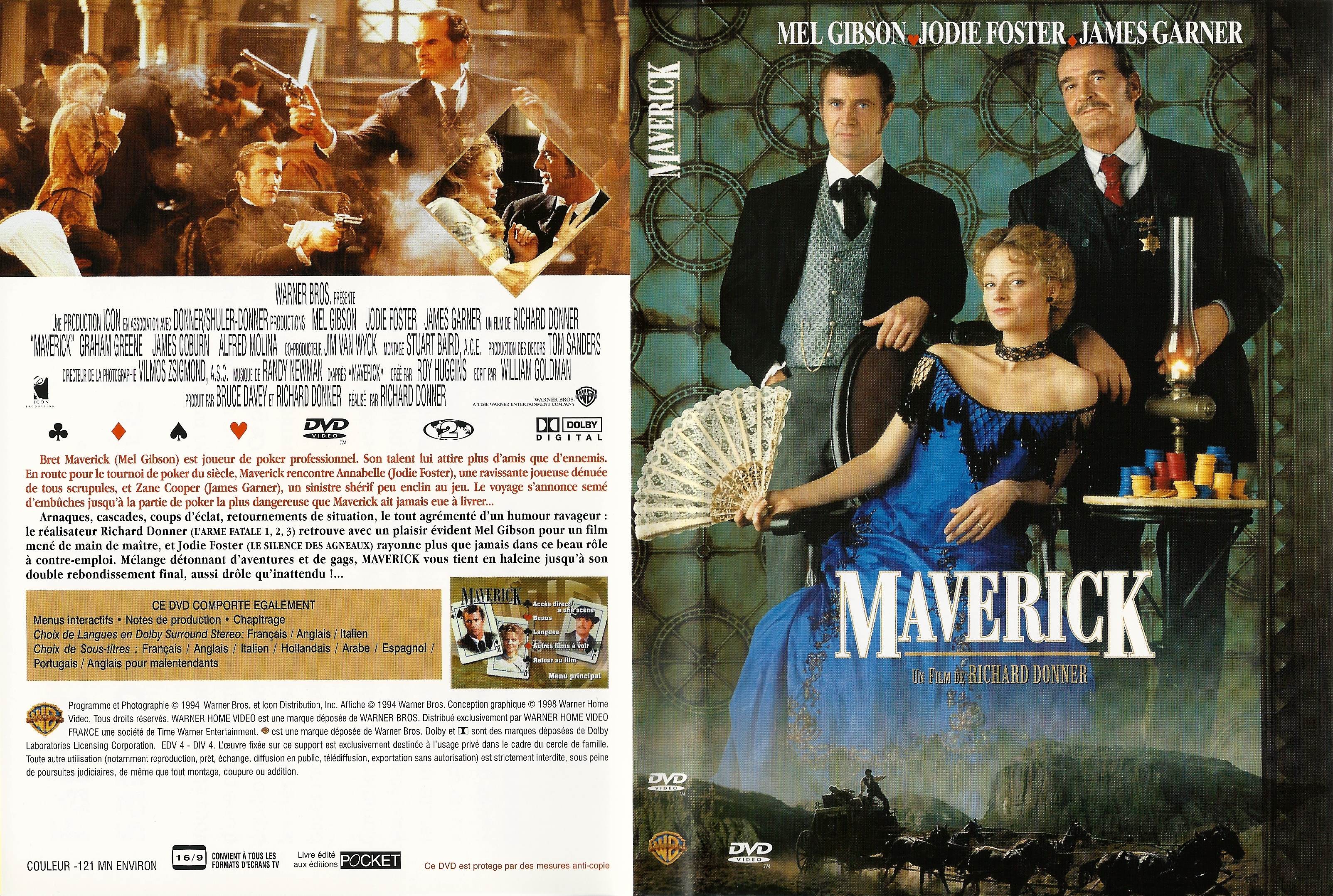 Jaquette DVD Maverick v2