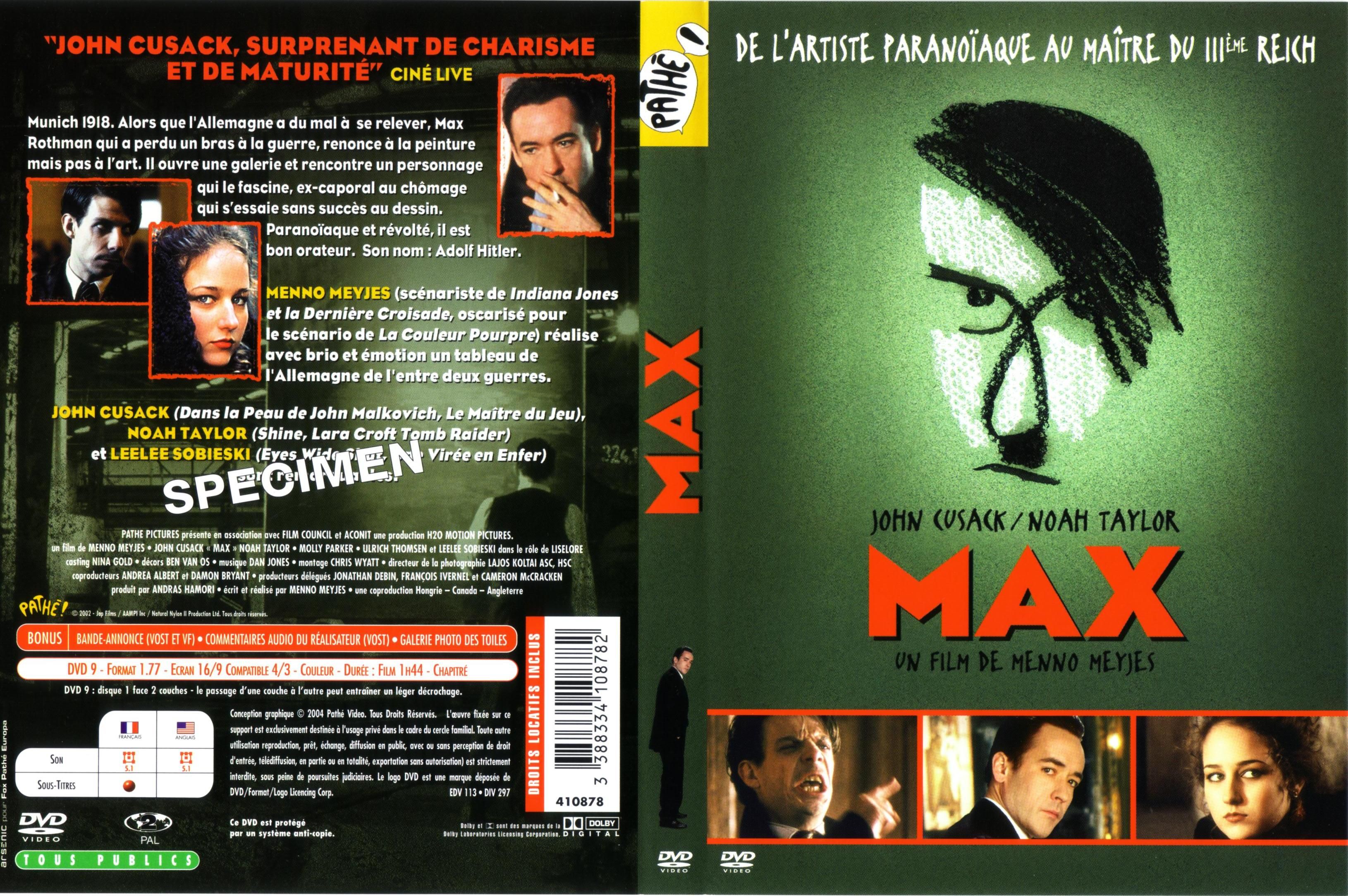 Jaquette DVD Max