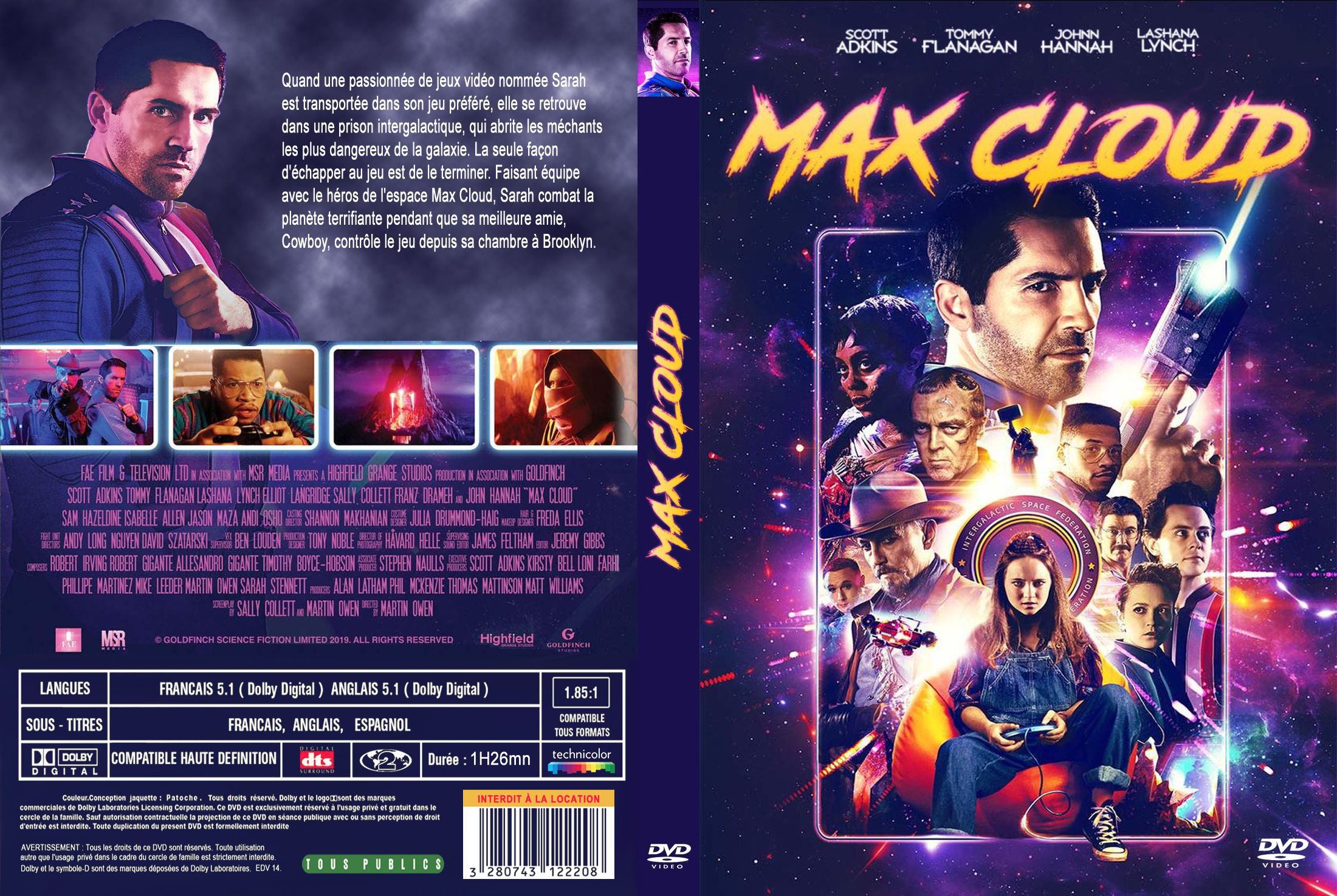 Jaquette DVD Max Cloud custom