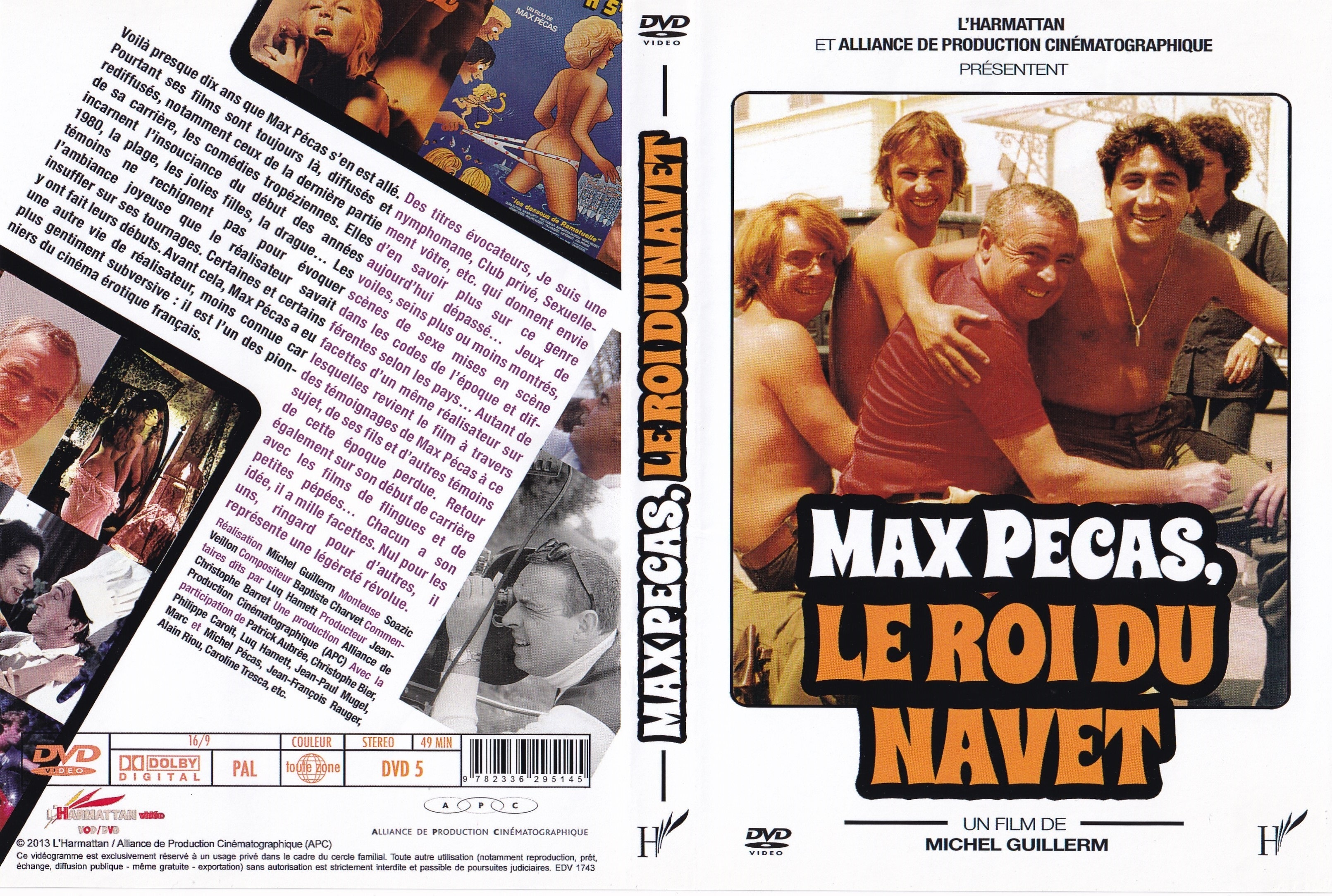 Jaquette DVD Max Pecas - Le Roi du Navet