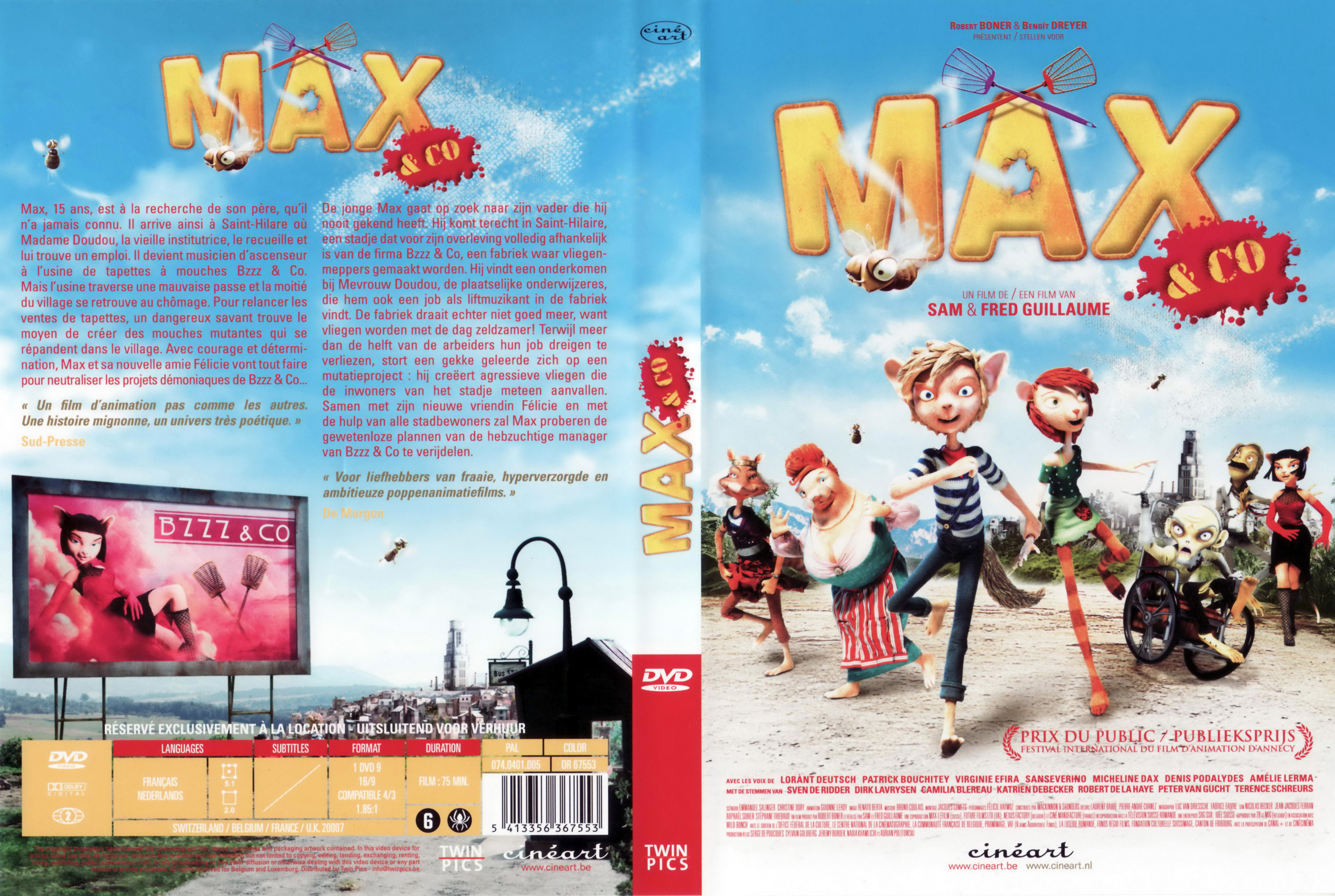 Jaquette DVD Max and co v2
