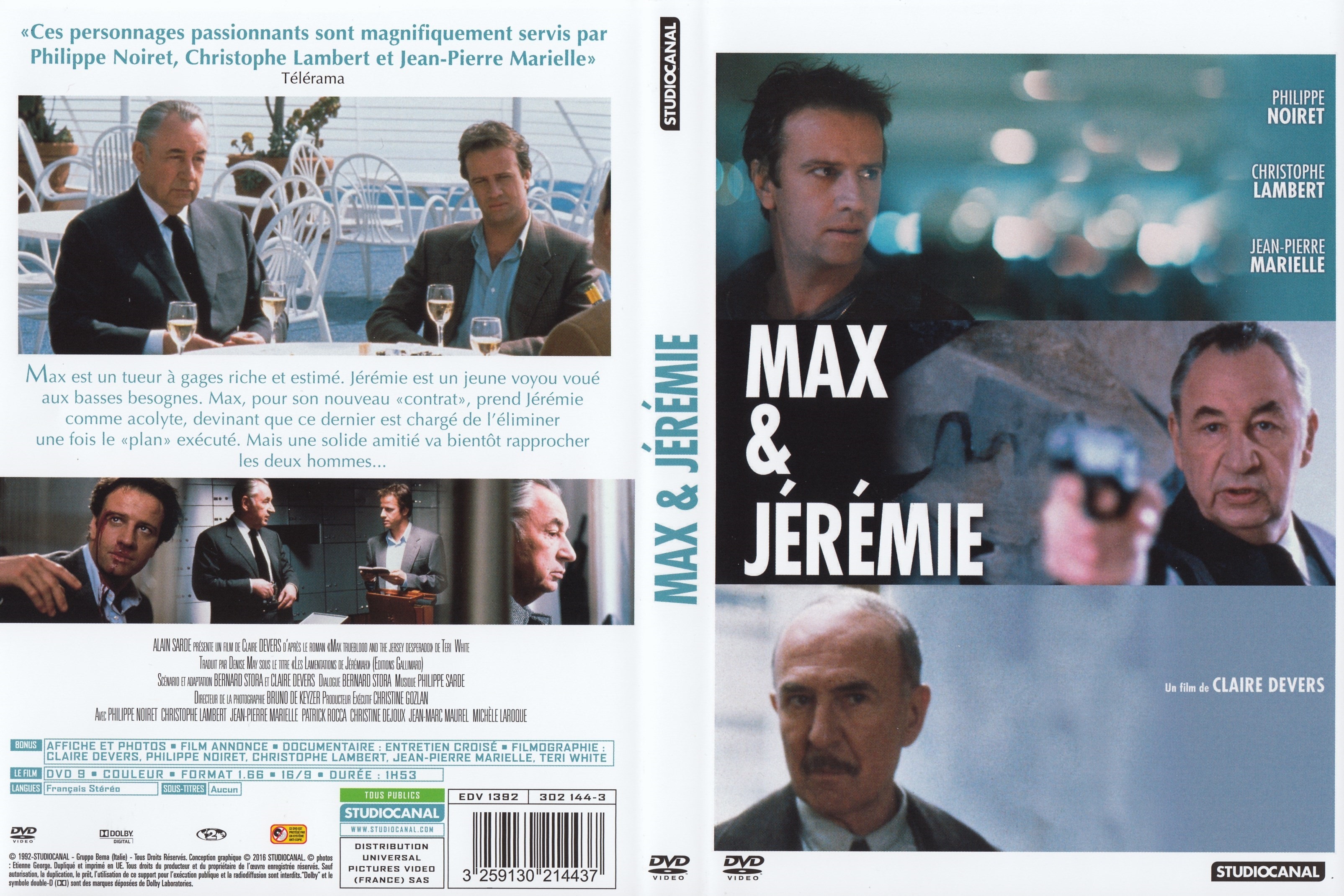Jaquette DVD Max et Jrmie