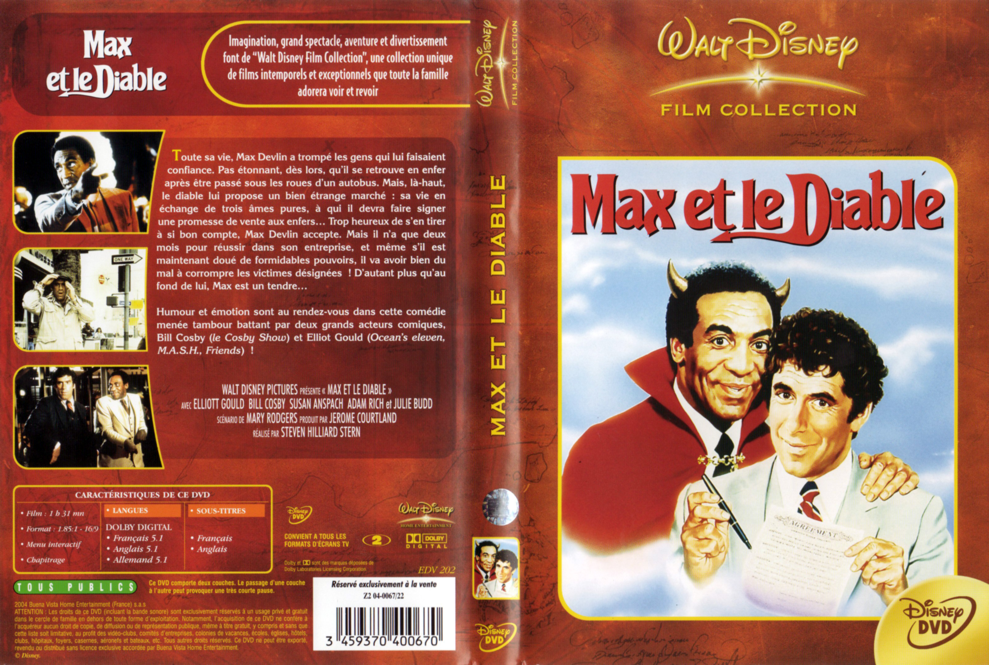 Jaquette DVD Max et le diable