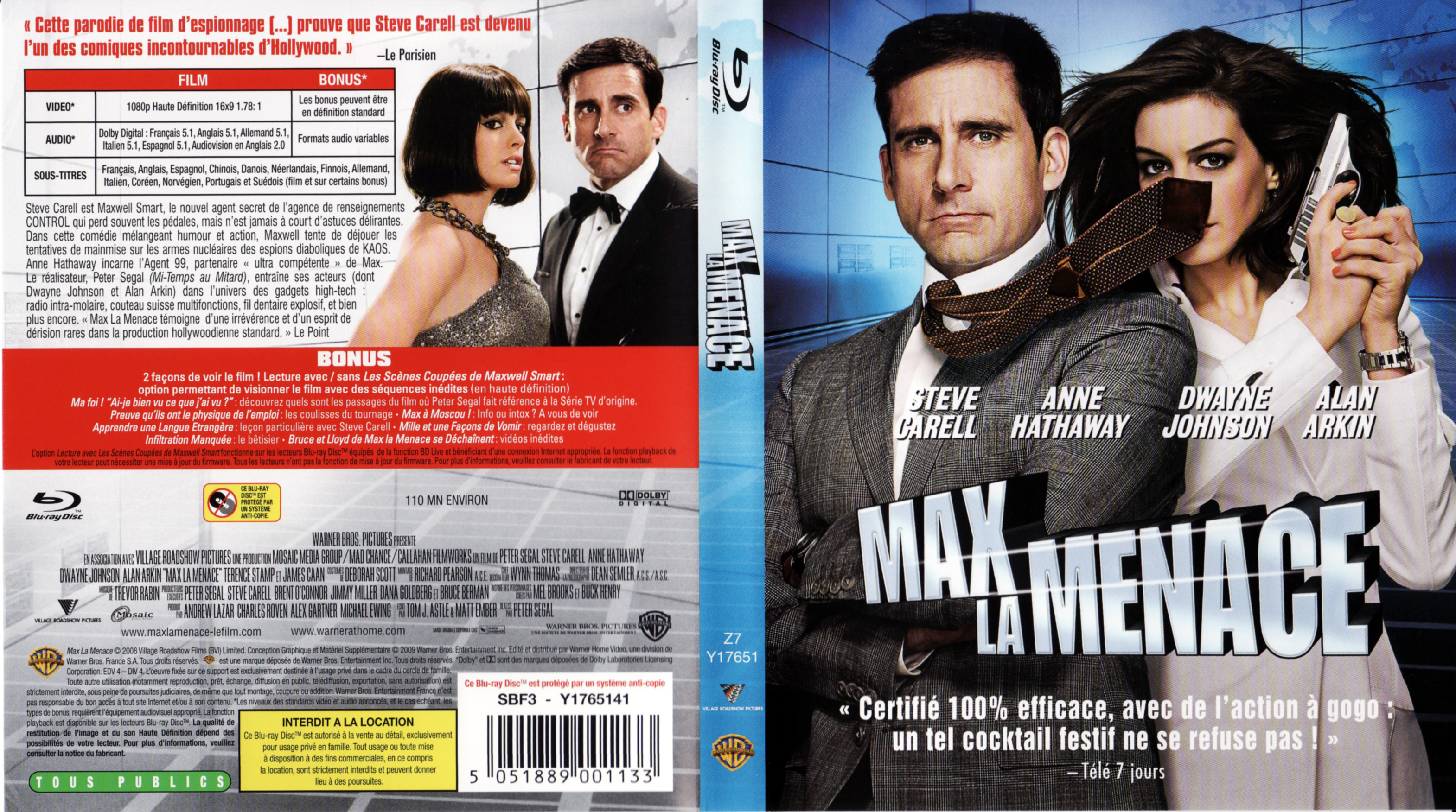 Jaquette DVD Max la menace (BLU-RAY)