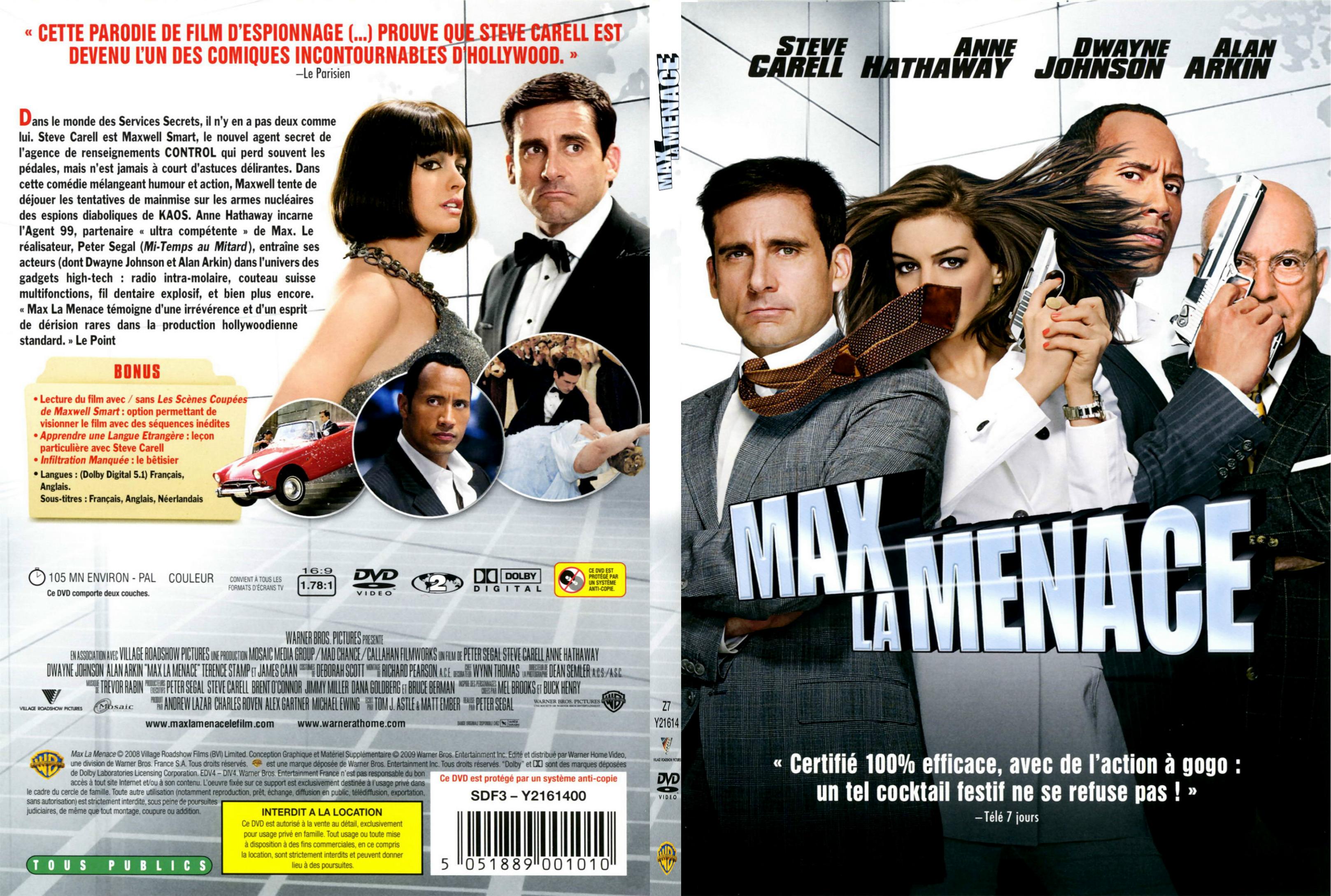 Jaquette DVD Max la menace - SLIM