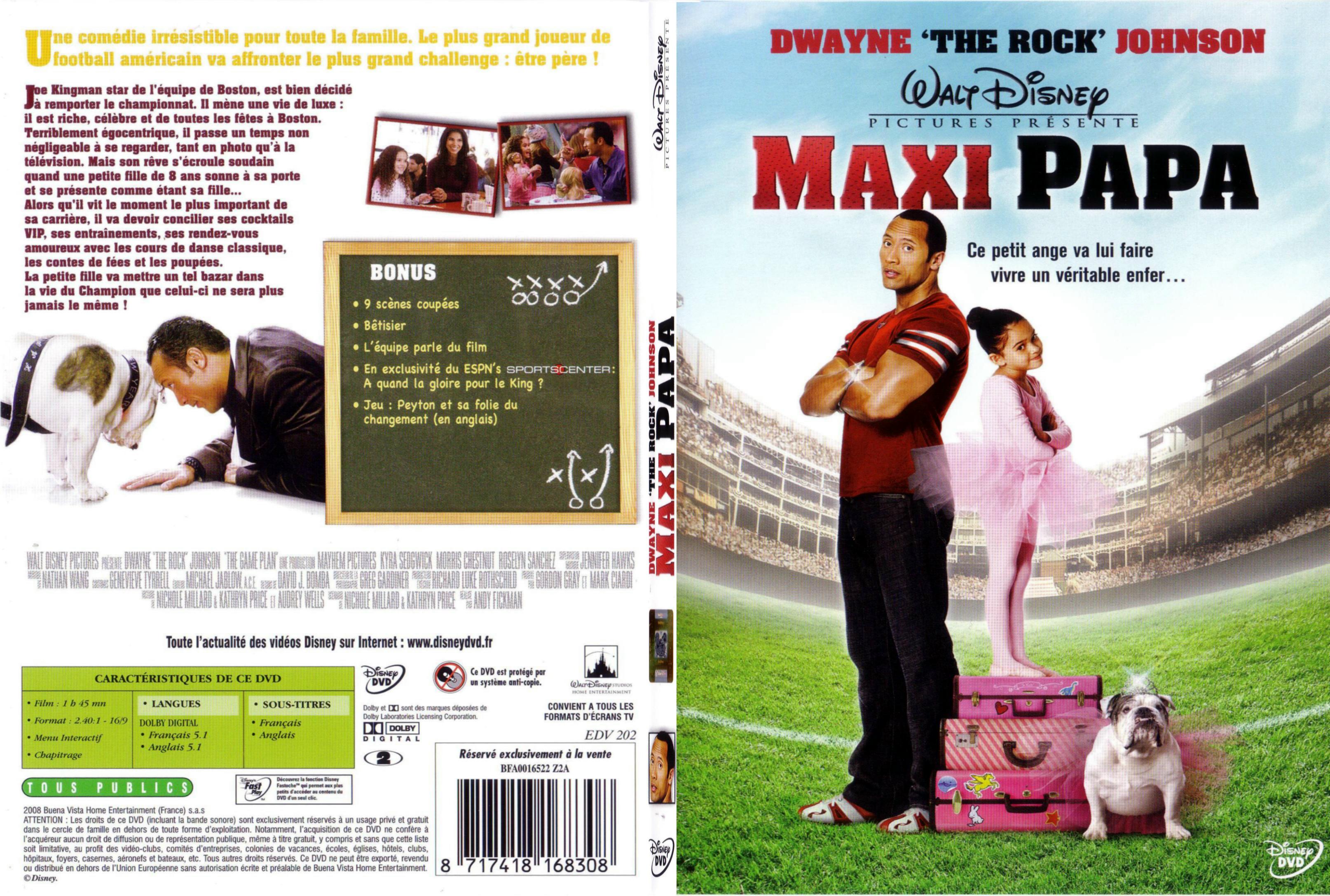 Jaquette DVD Maxi papa - SLIM