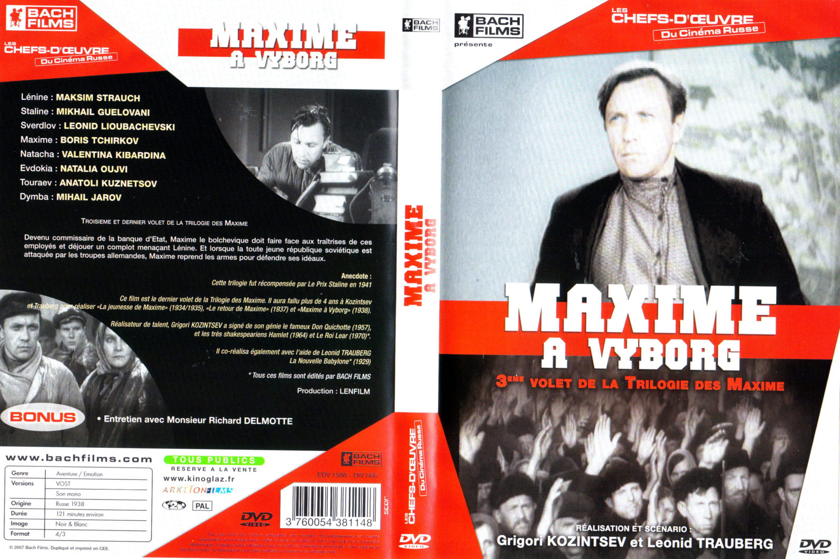 Jaquette DVD Maxime  Vyborg
