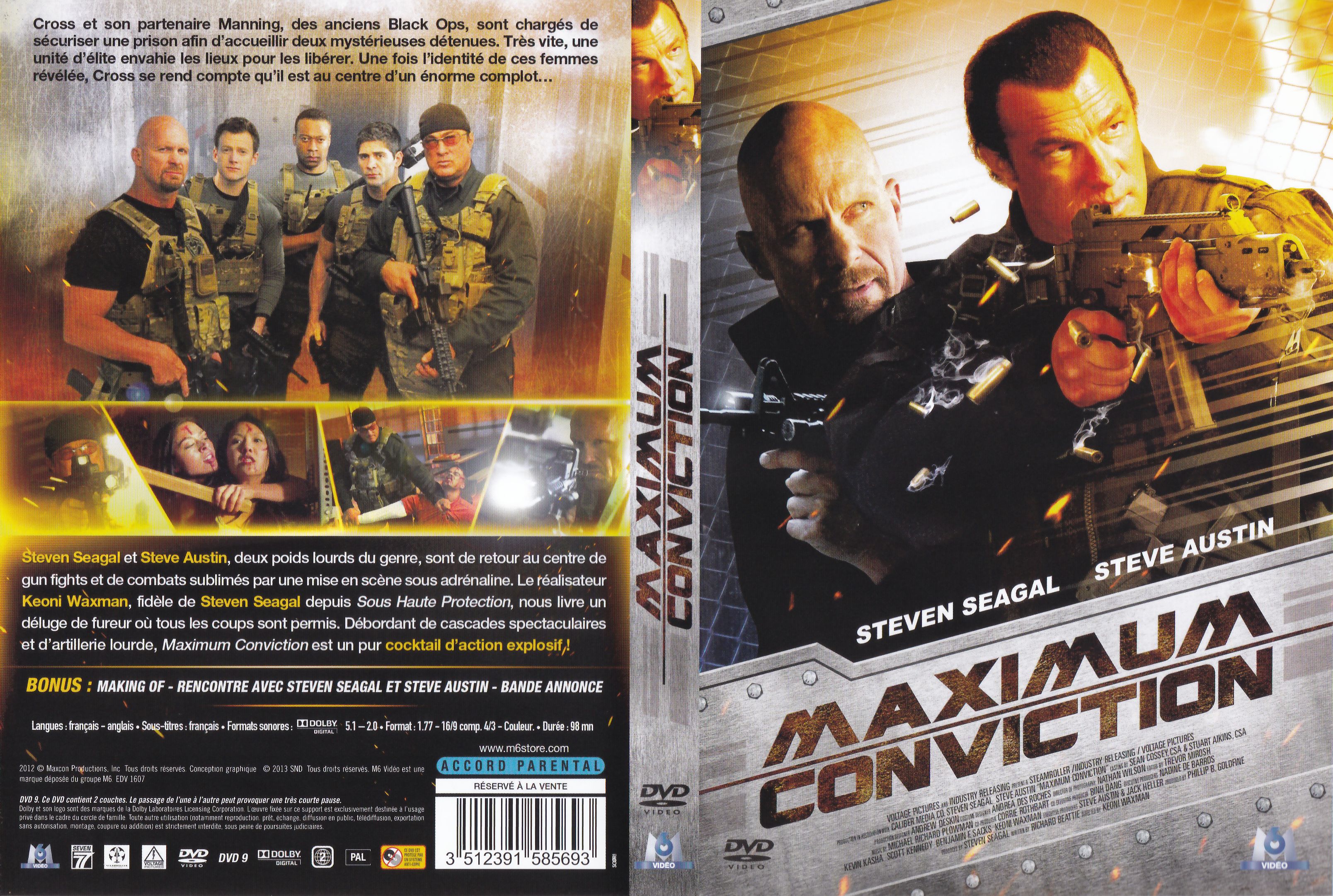 Jaquette DVD Maximum Conviction