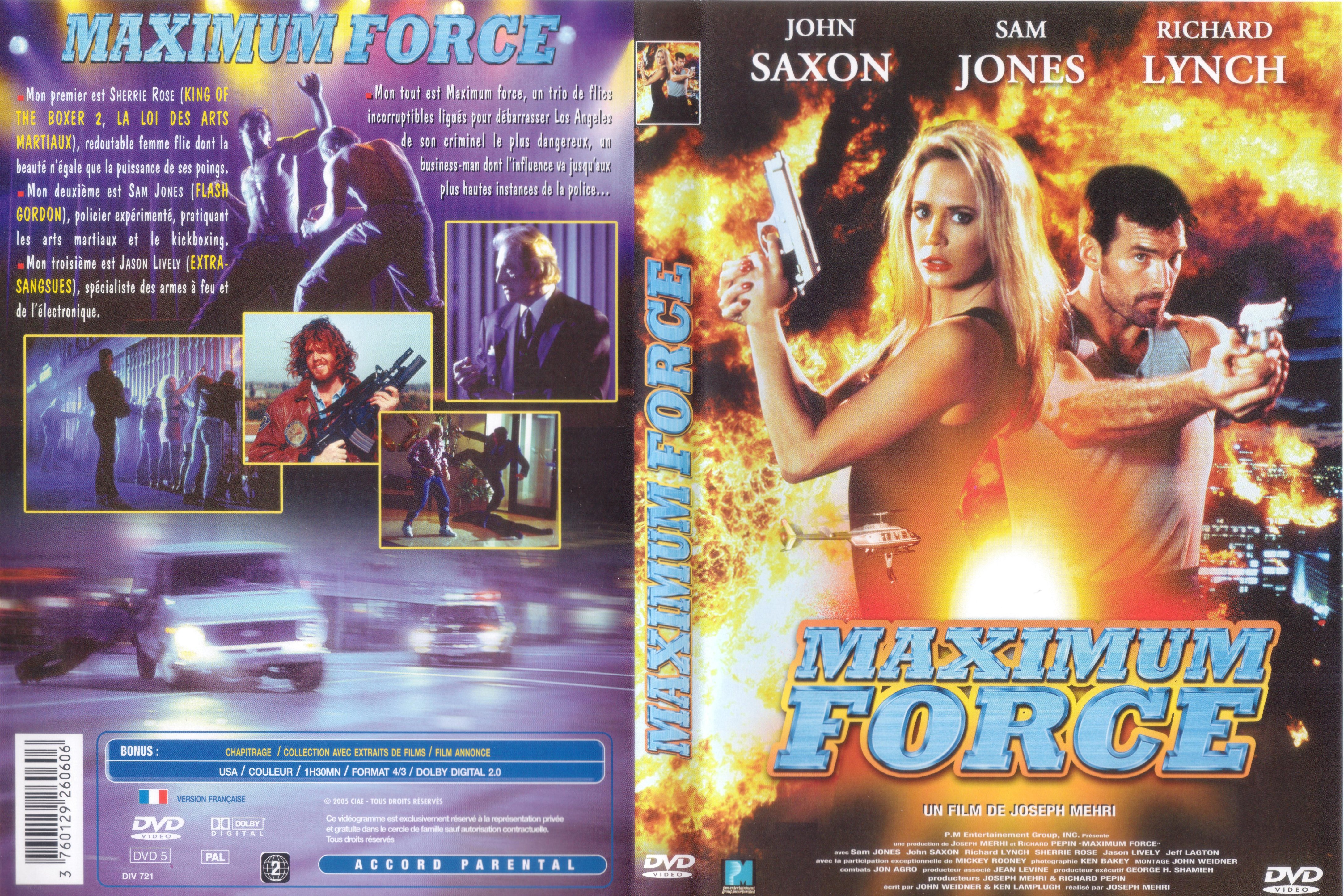 Jaquette DVD Maximum force