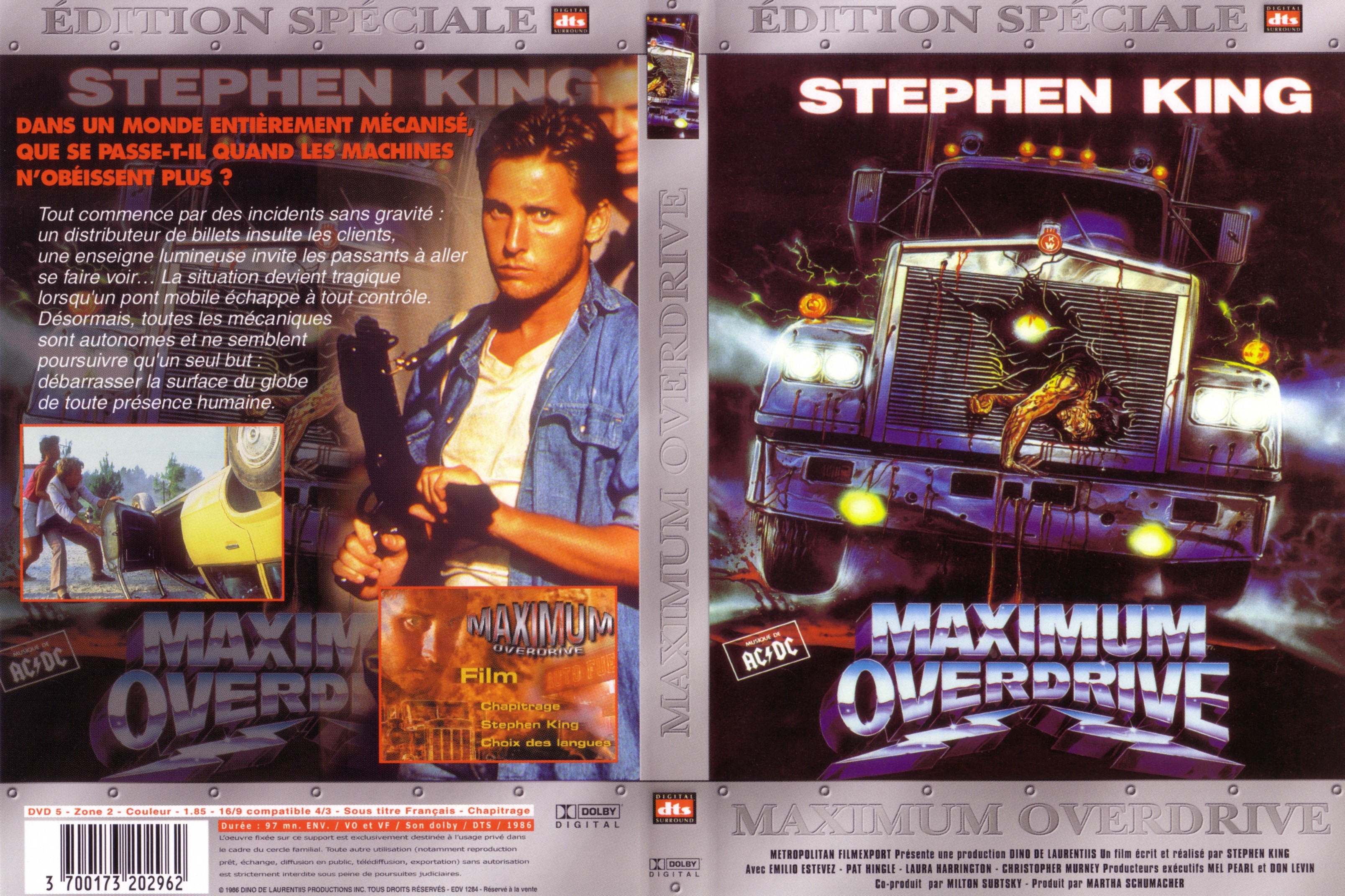 Jaquette DVD Maximum overdrive