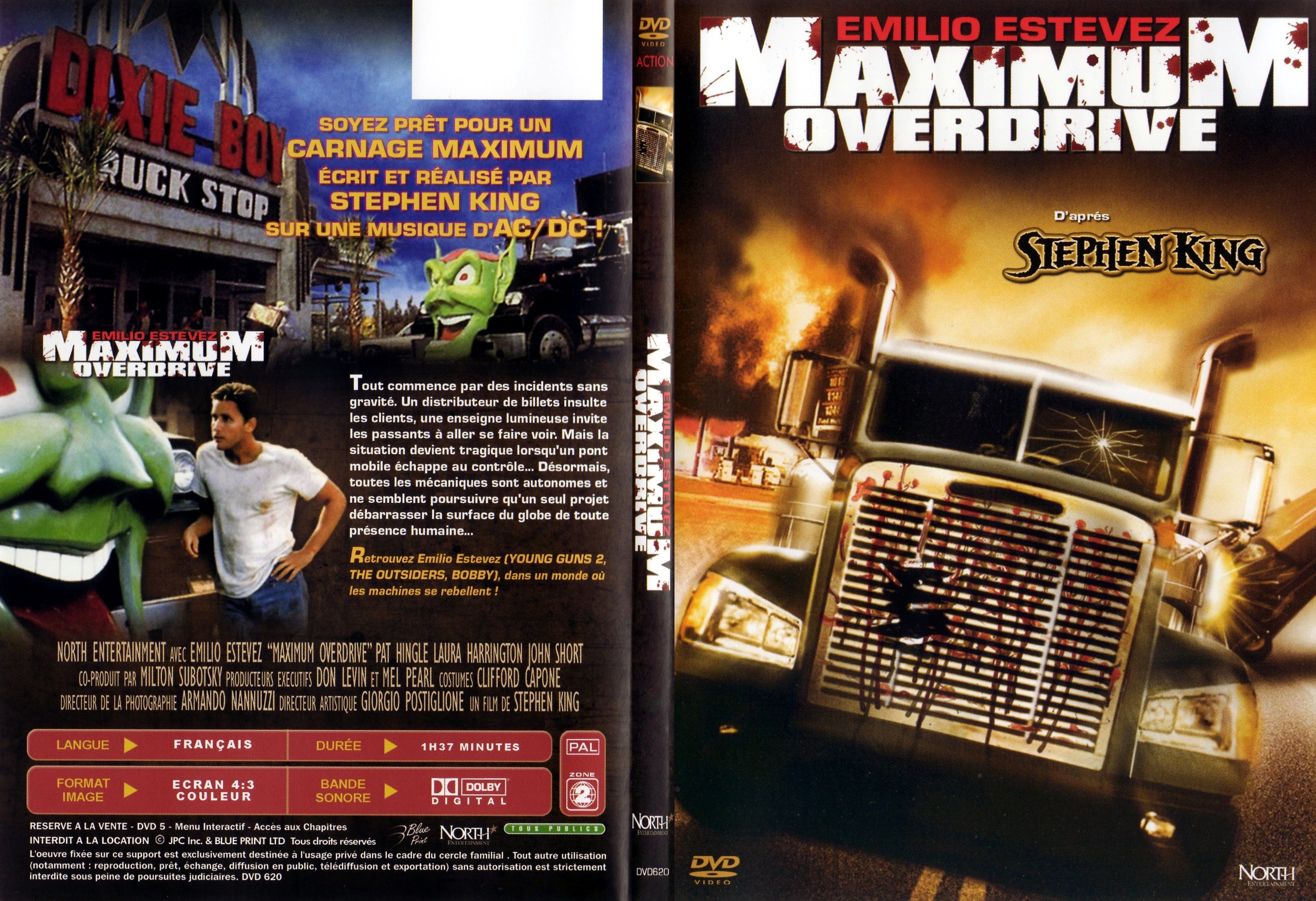 Jaquette DVD Maximum overdrive - SLIM
