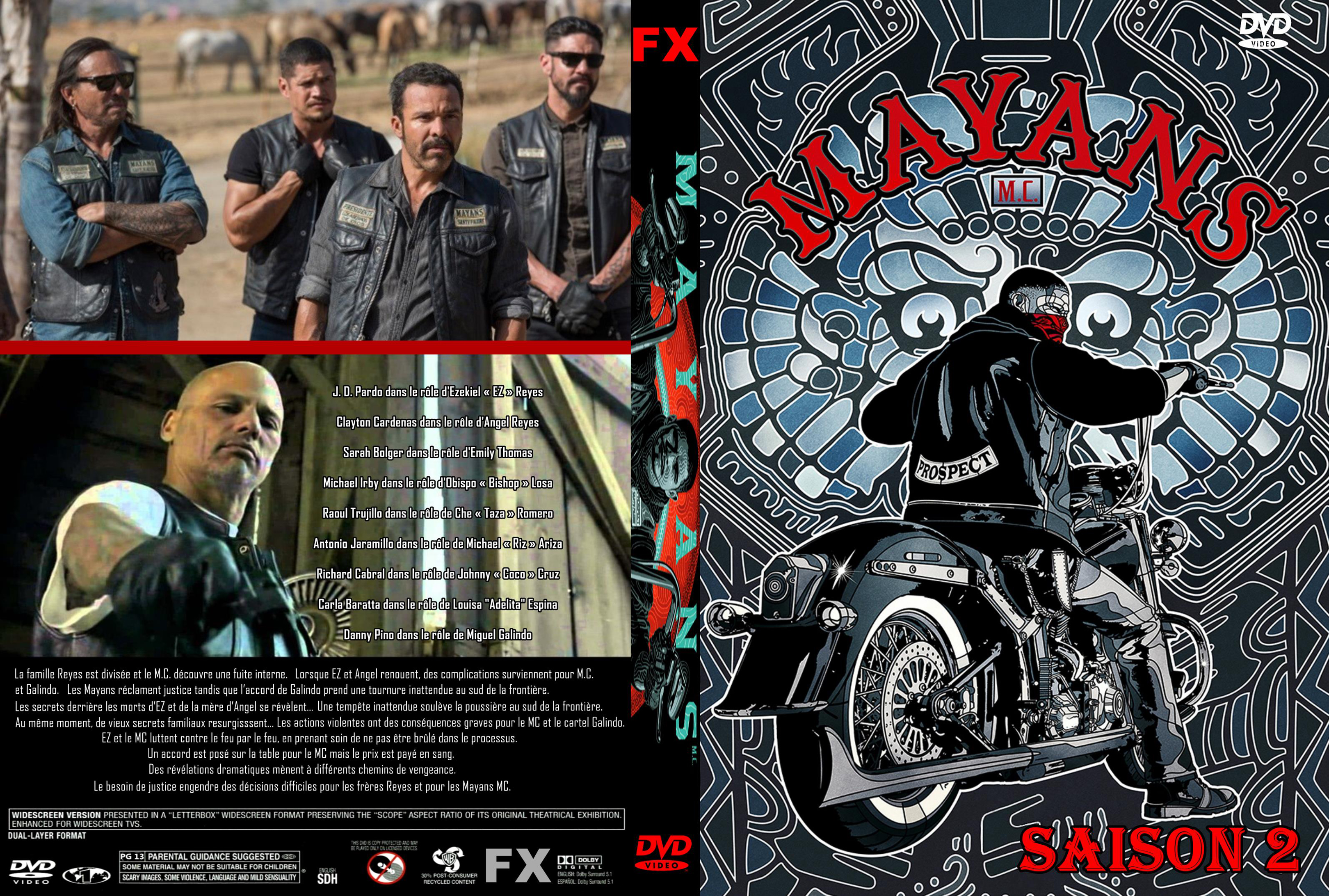 Jaquette DVD Mayans saison 2 custom