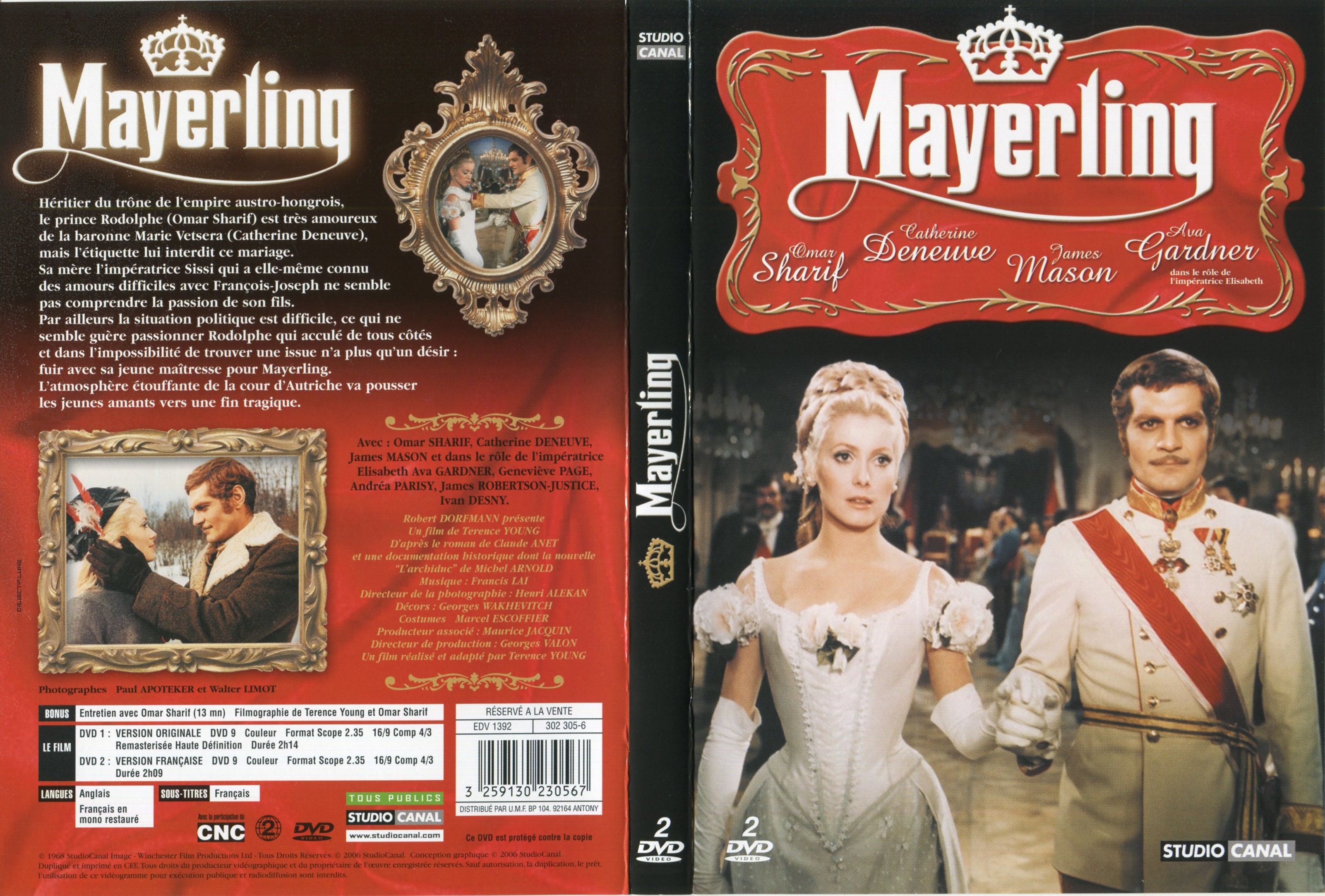 Jaquette DVD Mayerling
