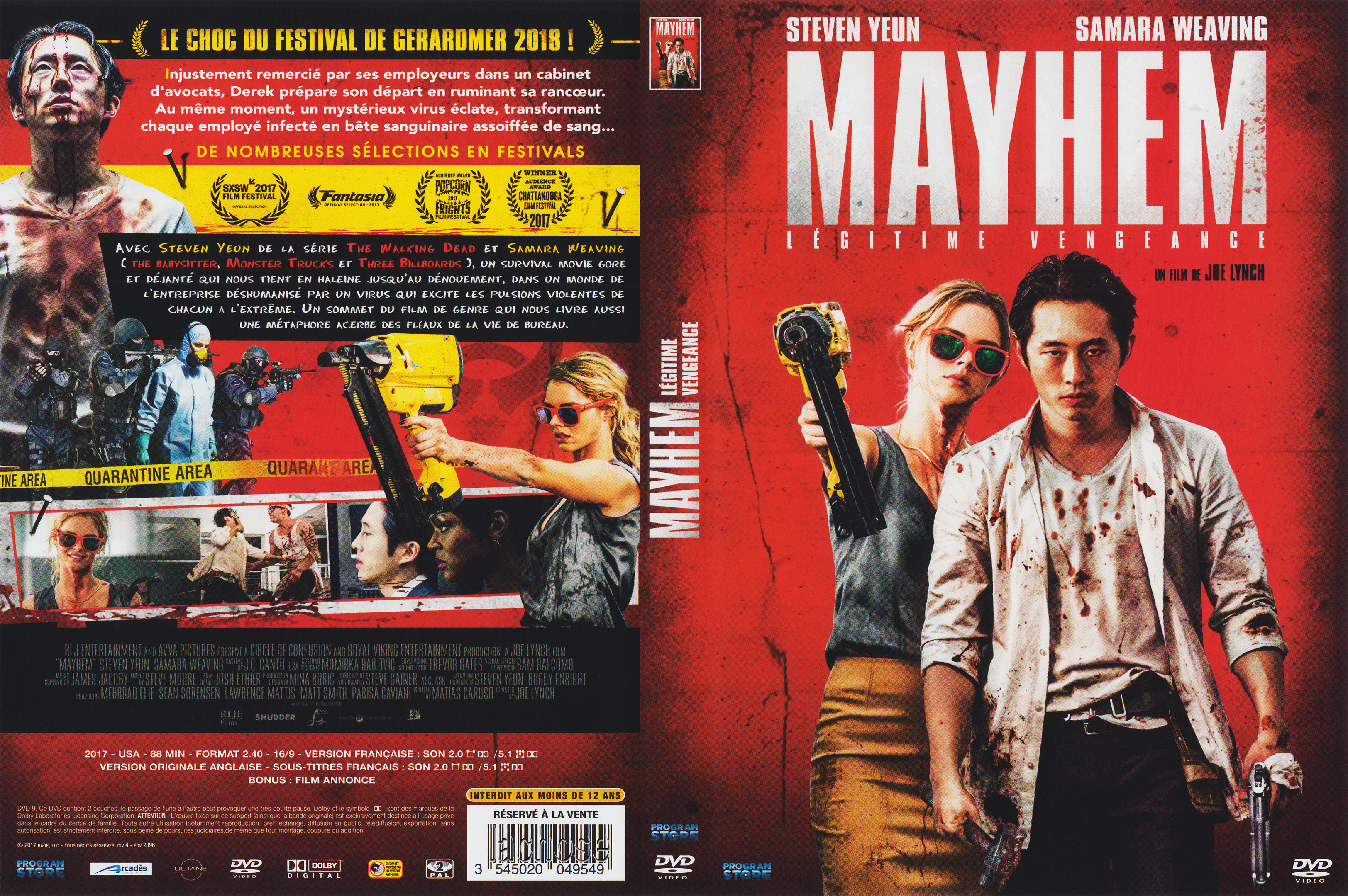 Jaquette DVD Mayhem legitime vengeance