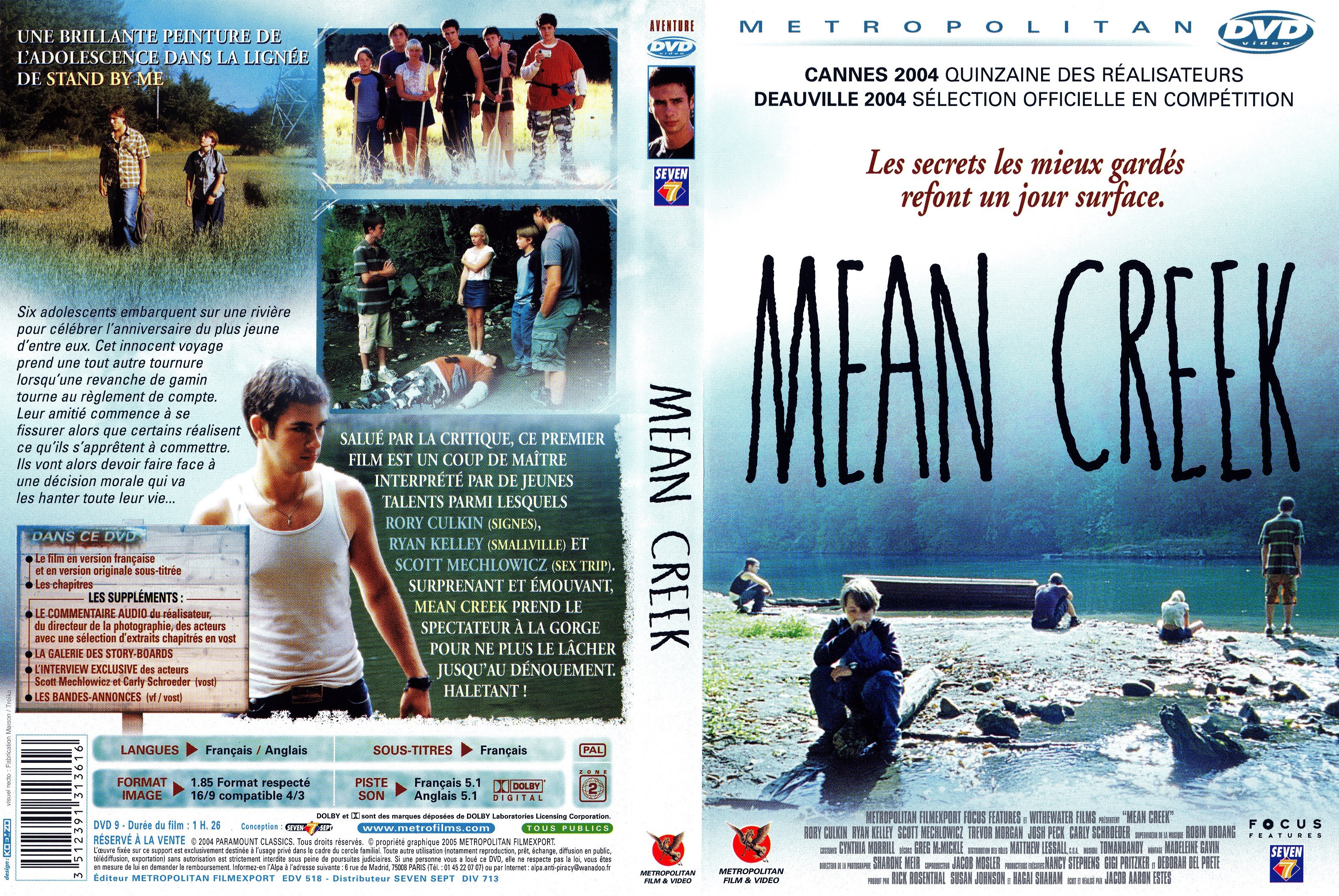 Jaquette DVD Mean creek v2