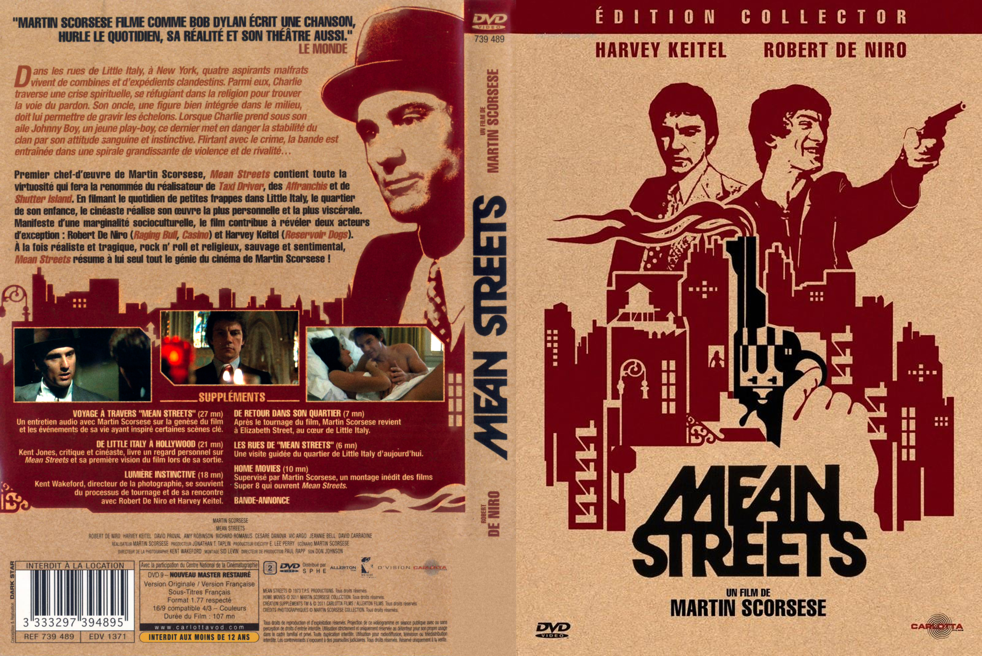 Jaquette DVD Mean streets v2
