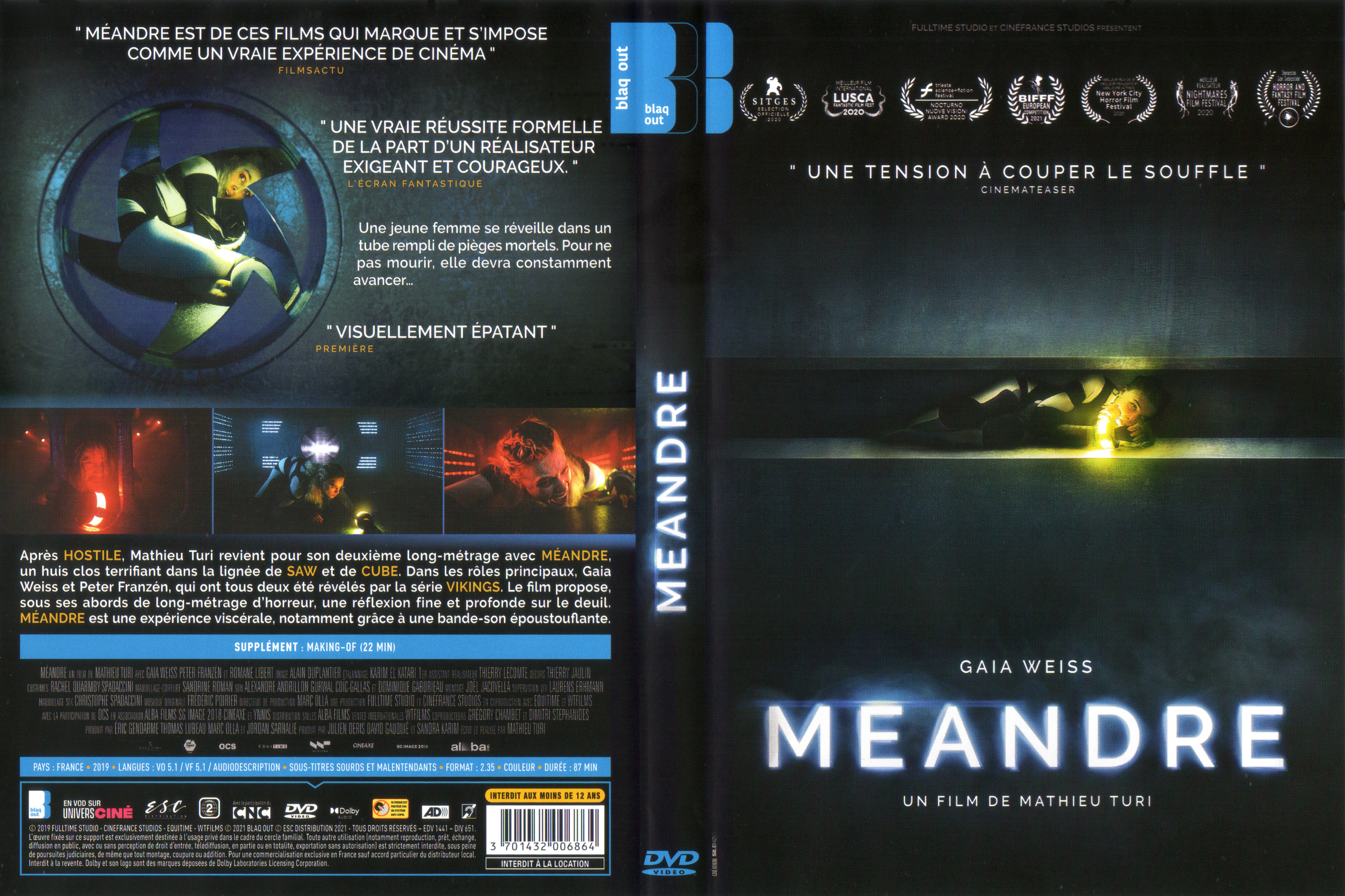 Jaquette DVD Meandre
