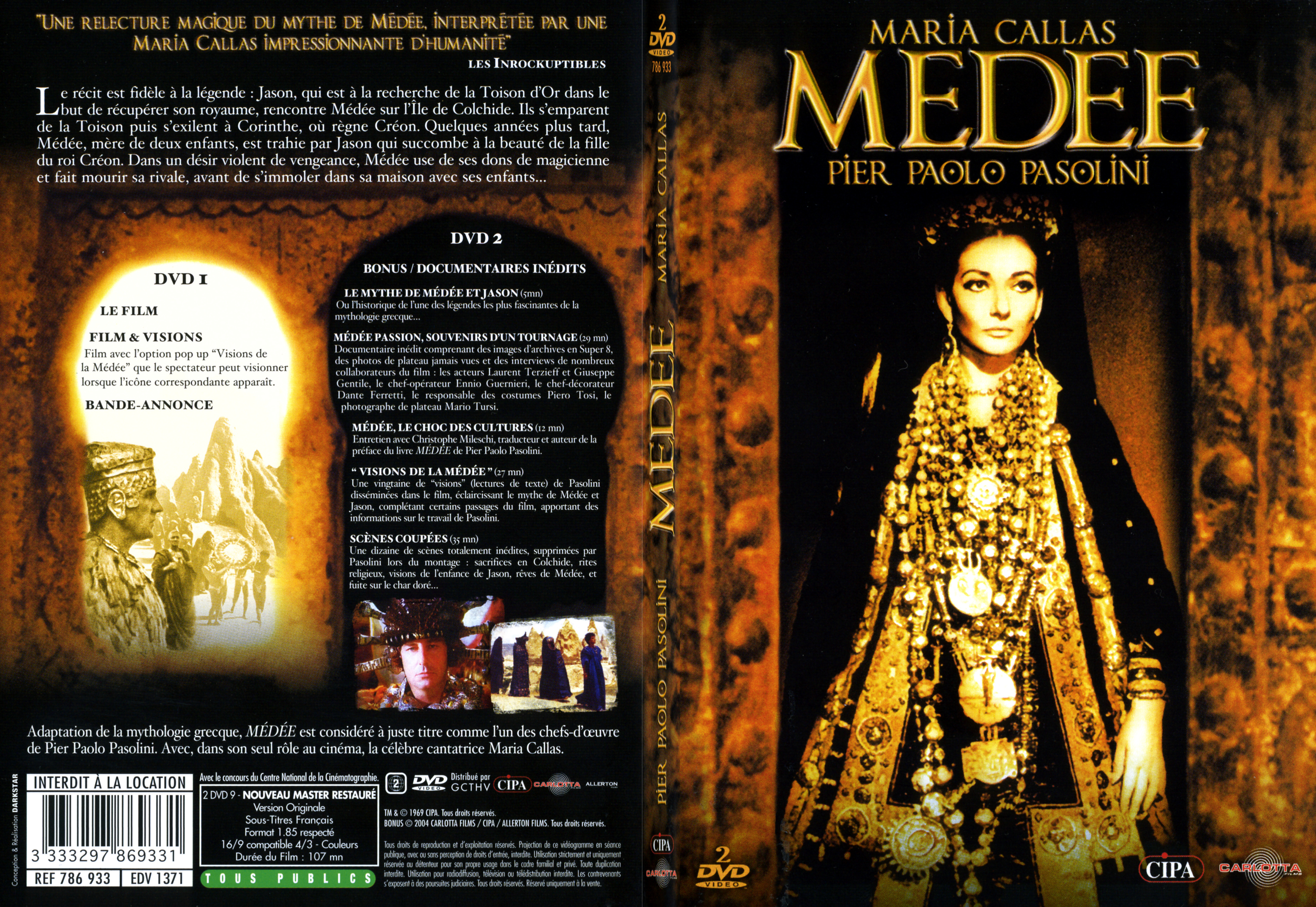 Jaquette DVD Medee - SLIM