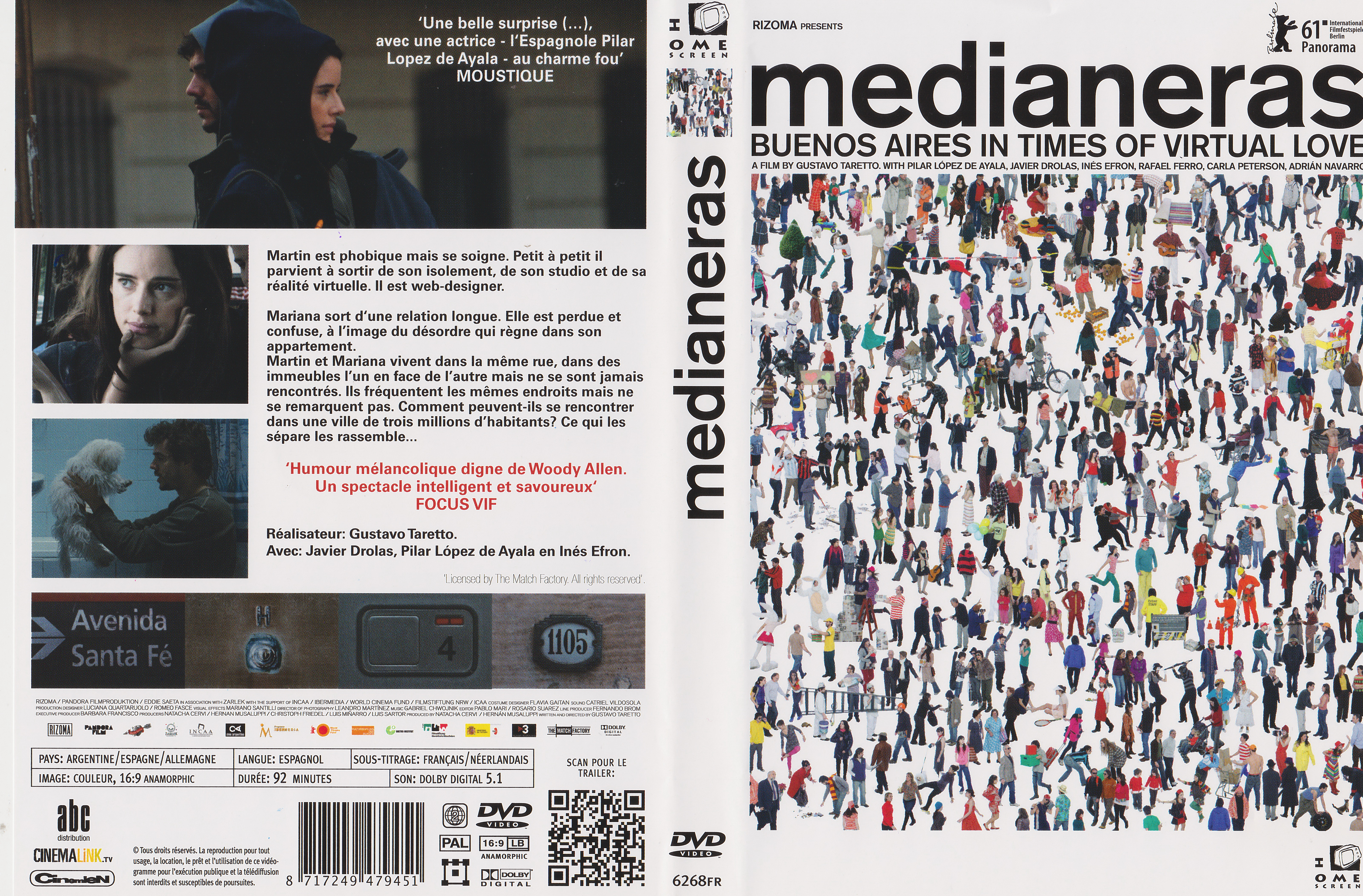 Jaquette DVD Medianeras