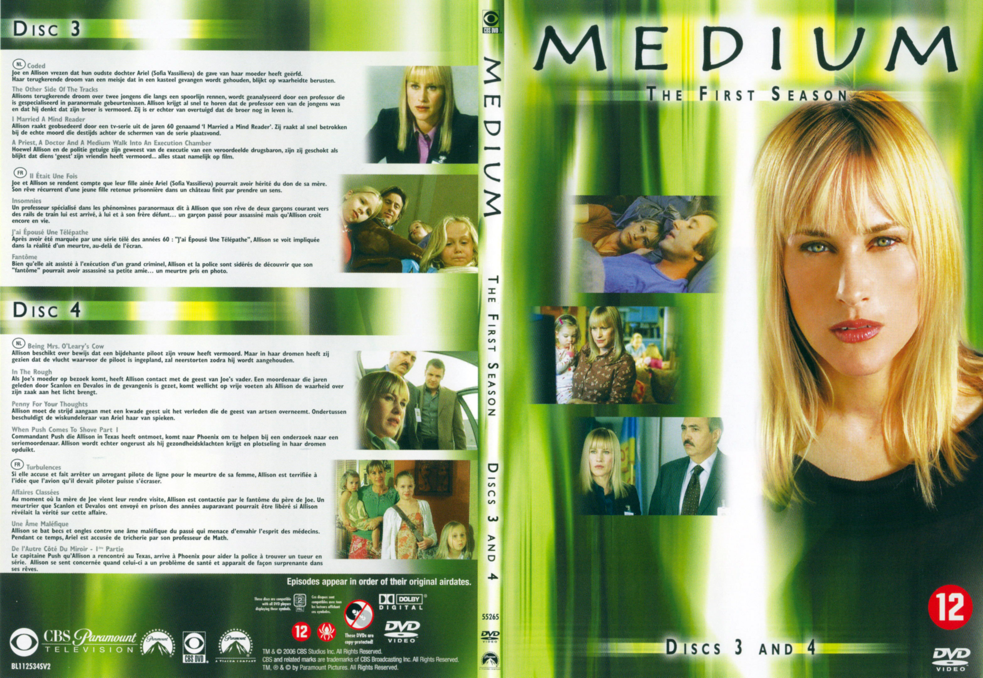 Jaquette DVD Medium Saison 1 DVD 2