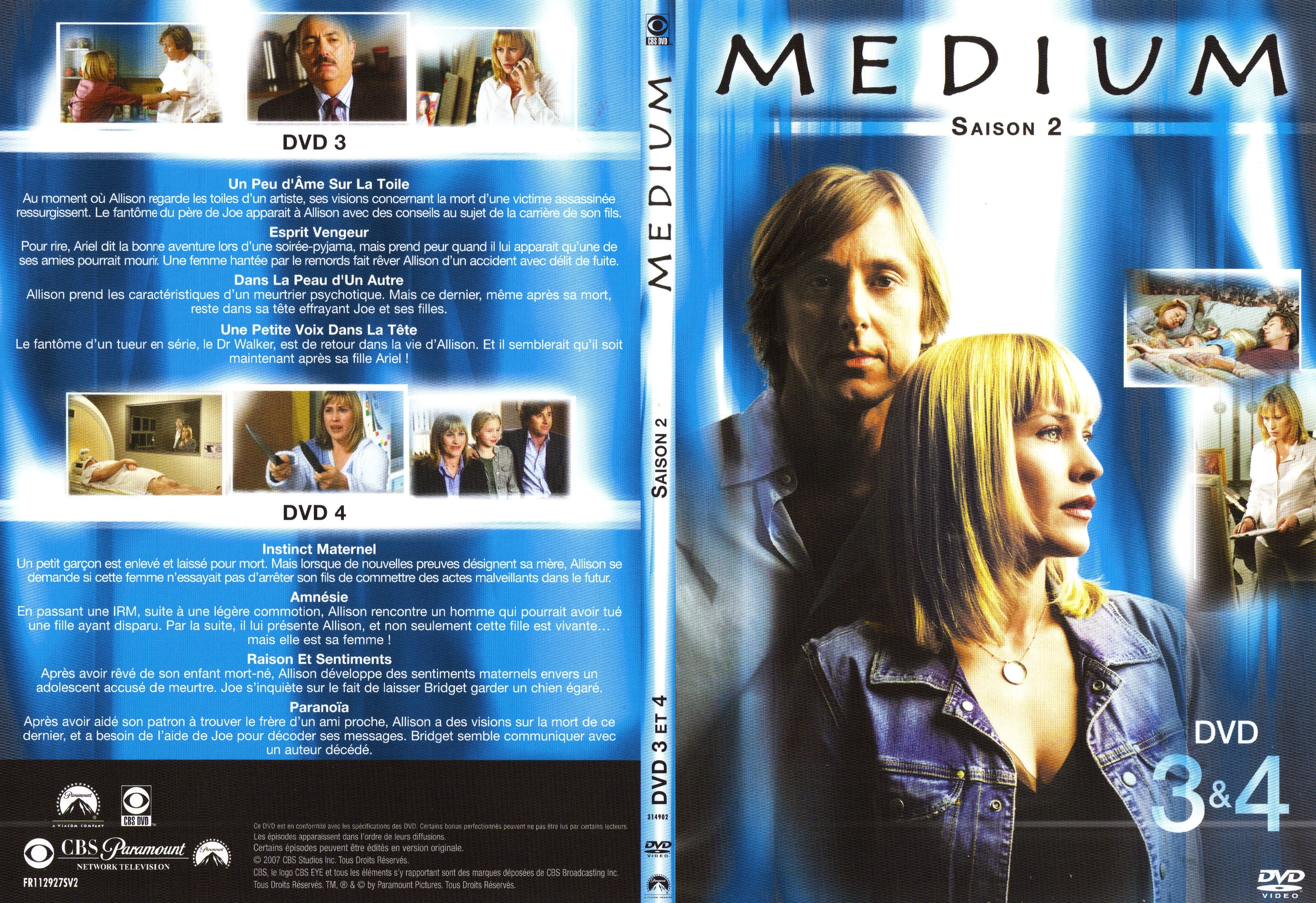 Jaquette DVD Medium Saison 2 DVD 2