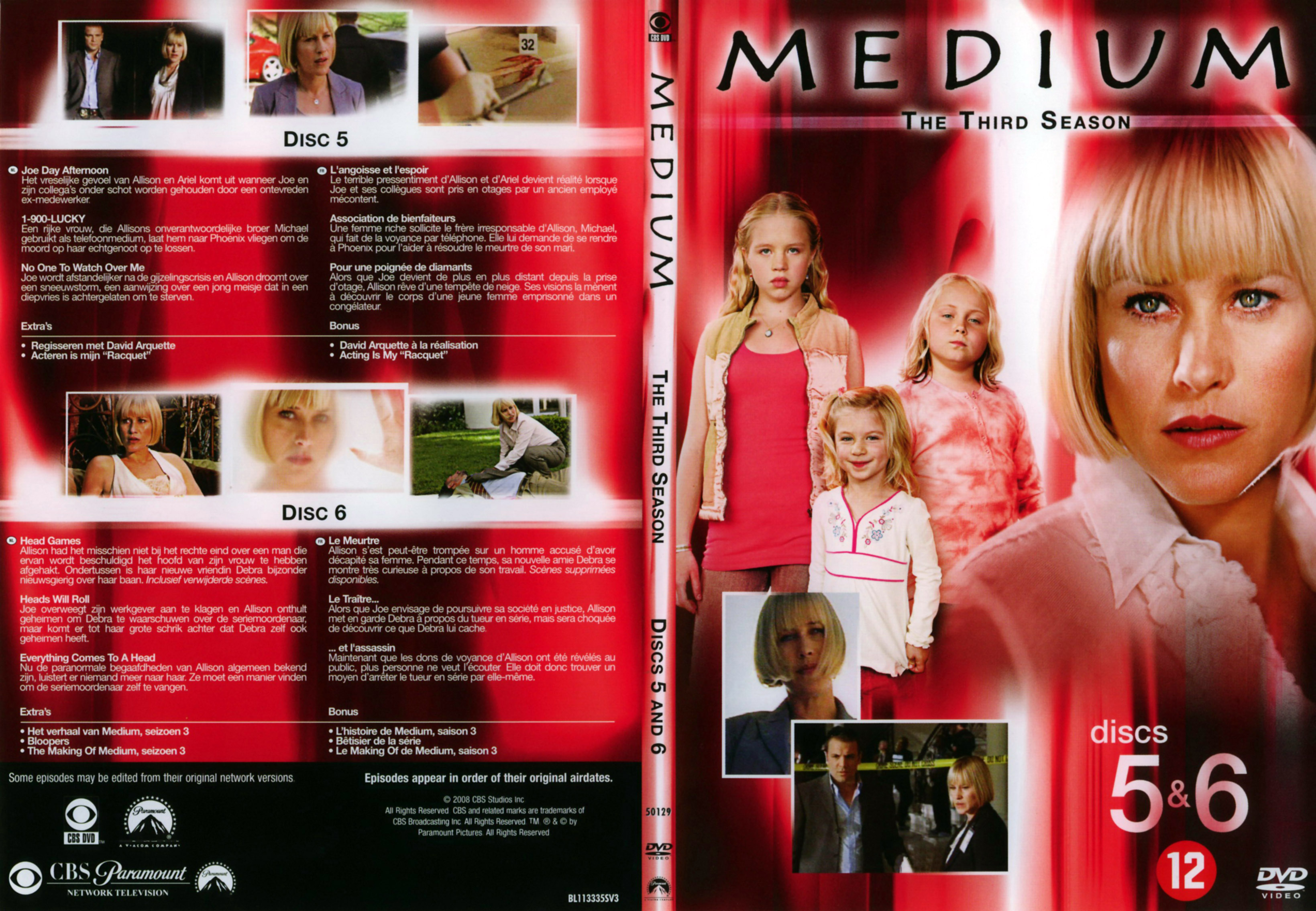 Jaquette DVD Mdium Saison 3 DVD 3
