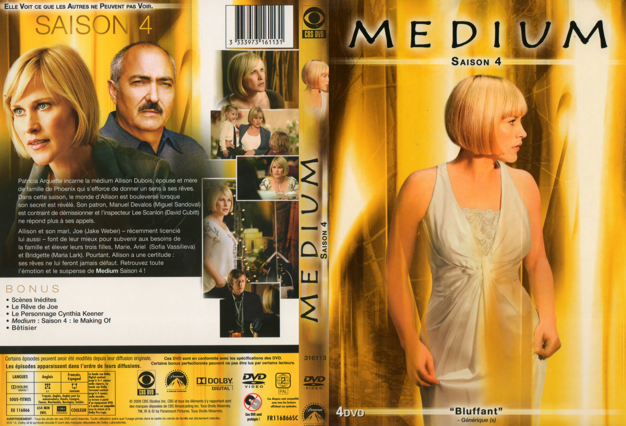 Jaquette DVD Medium saison 4 COFFRET