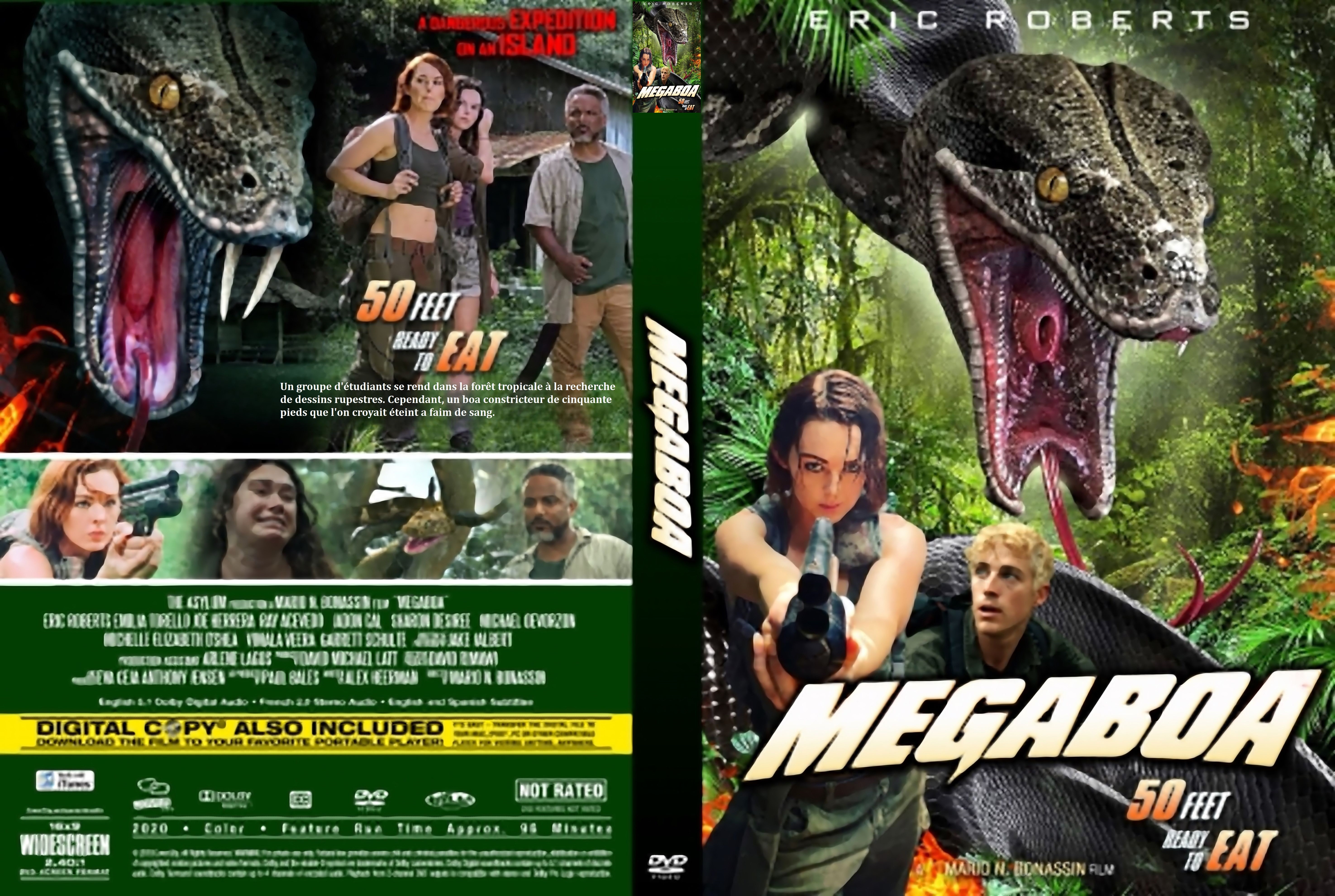 Jaquette DVD Megaboa custom