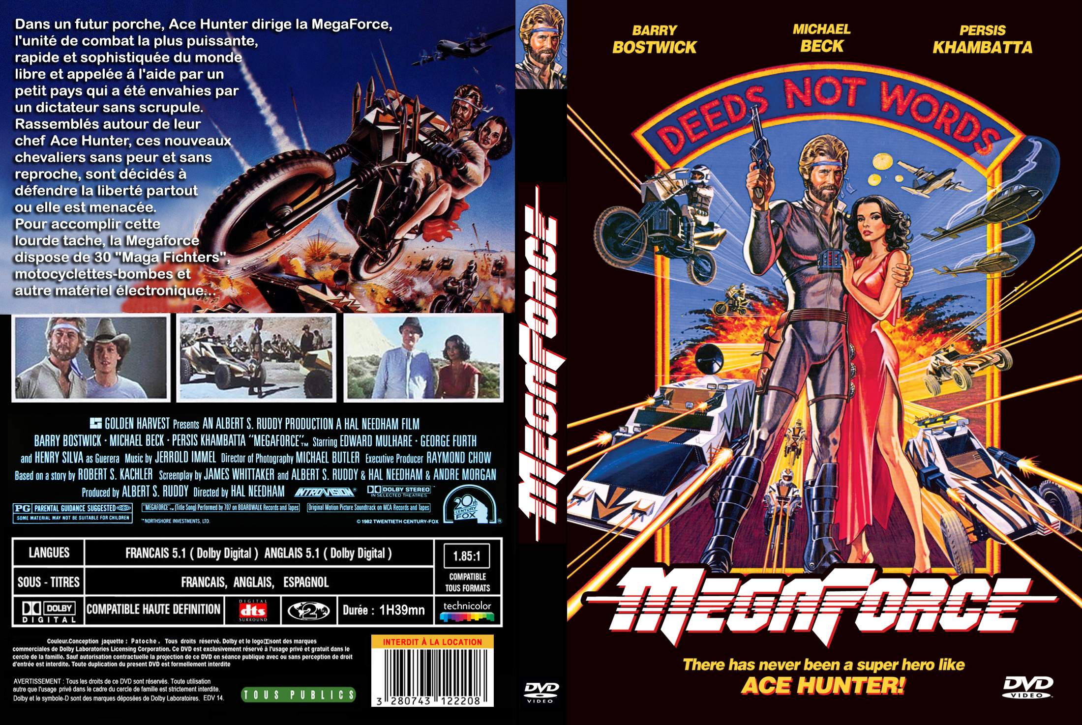 Jaquette DVD Megaforce custom