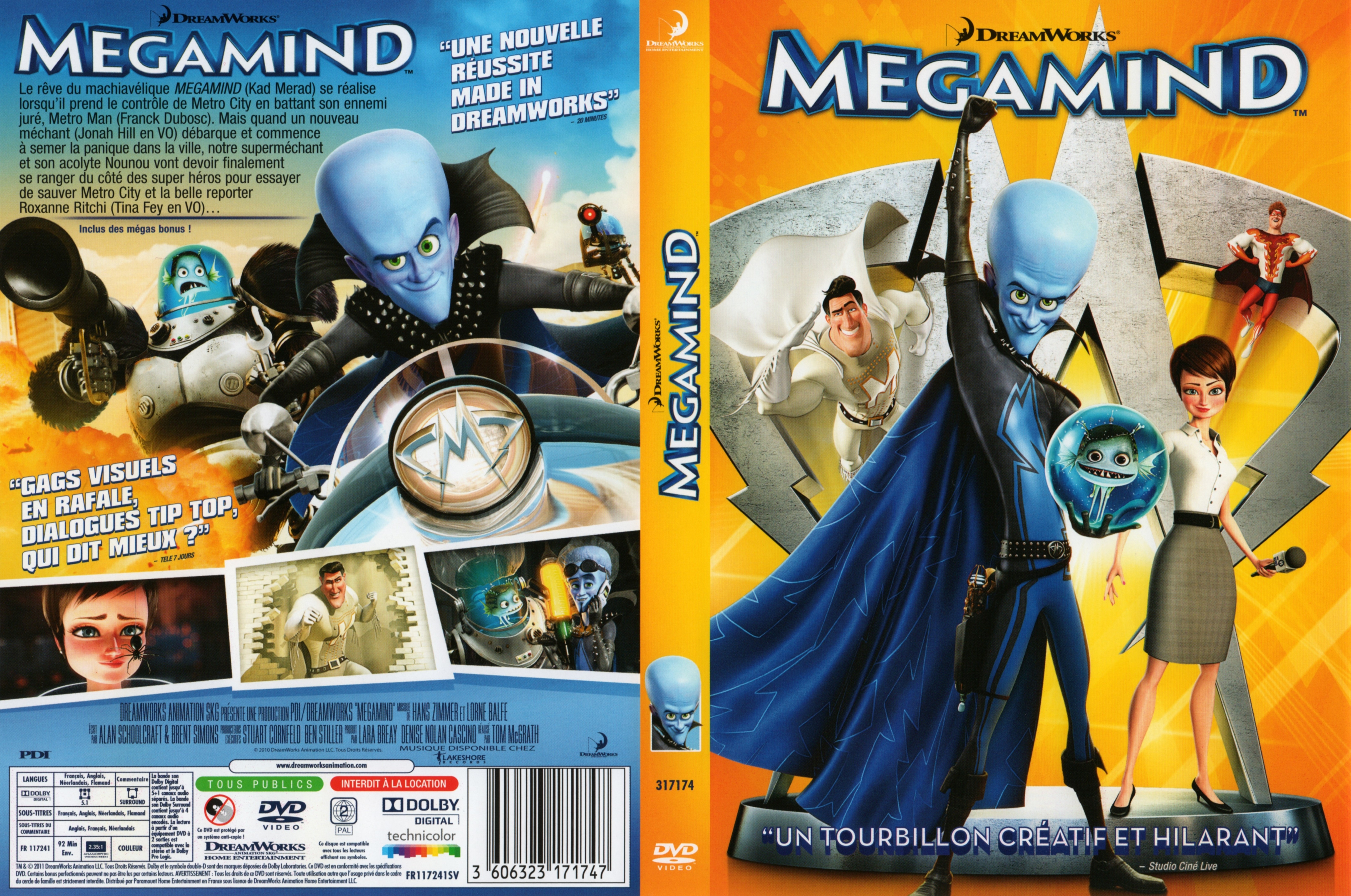 Jaquette DVD Megamind