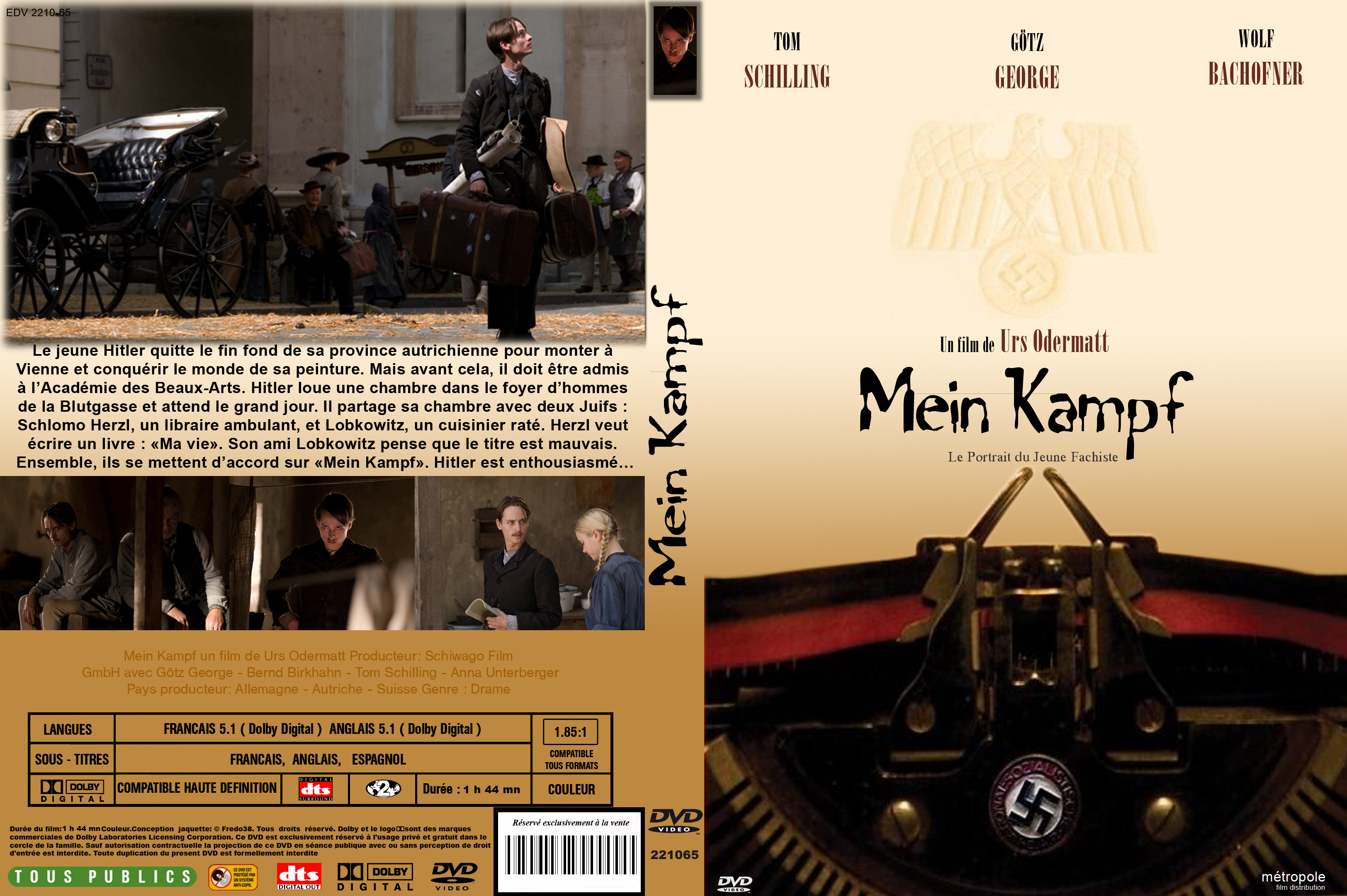 Jaquette DVD Mein kampf custom