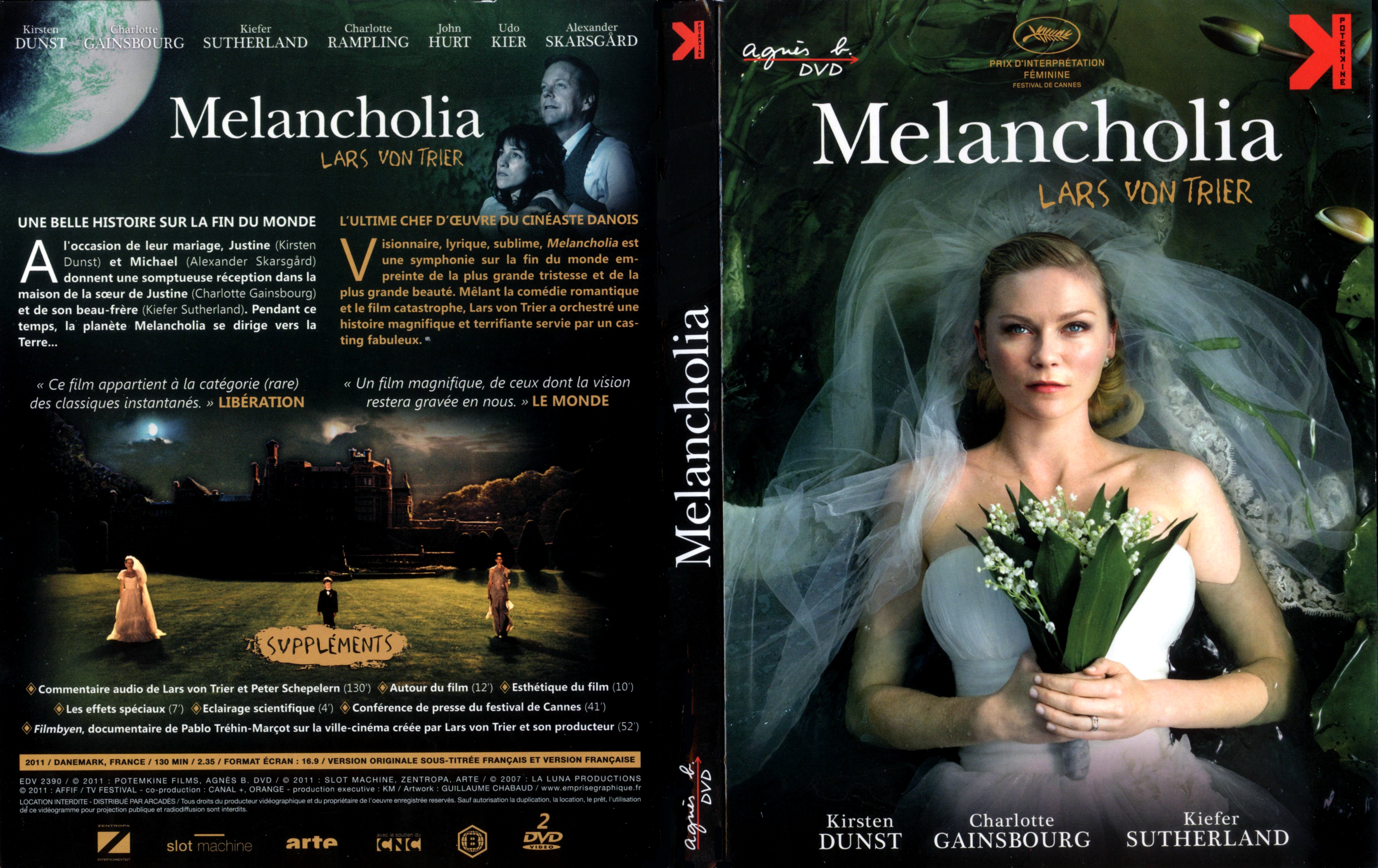 Jaquette DVD Melancholia v3