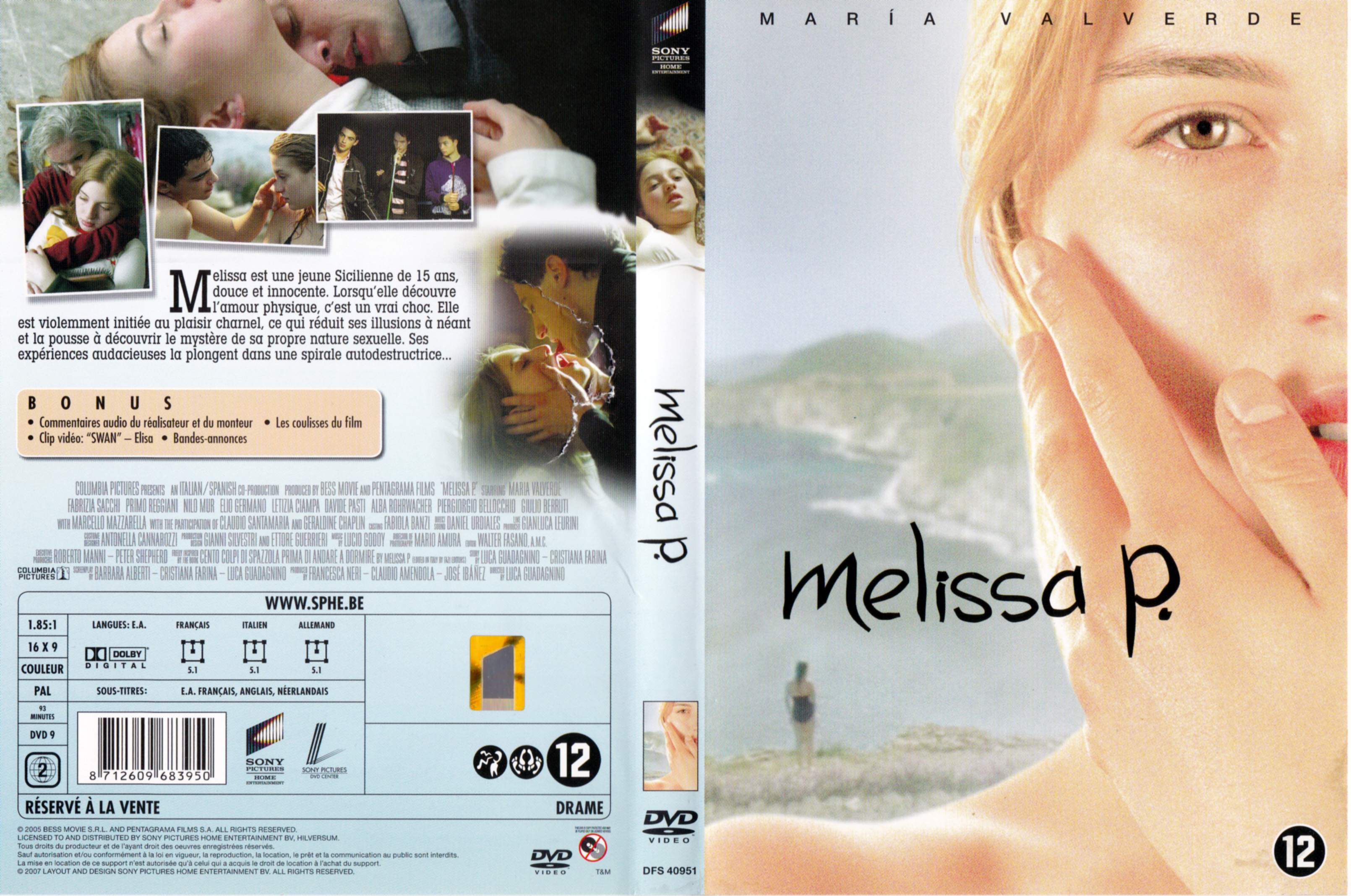 Jaquette DVD Melissa P