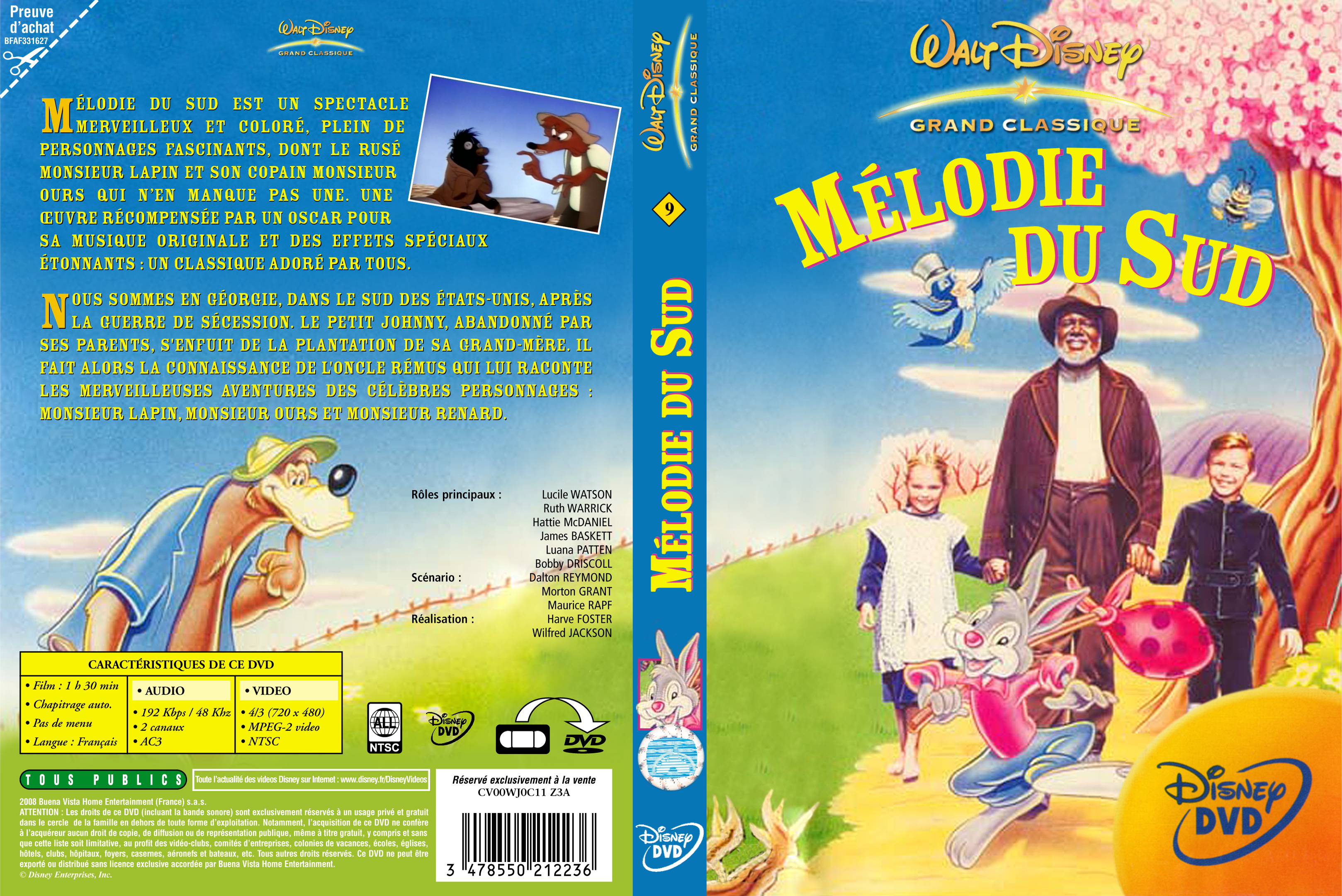 Jaquette DVD Mlodie du sud