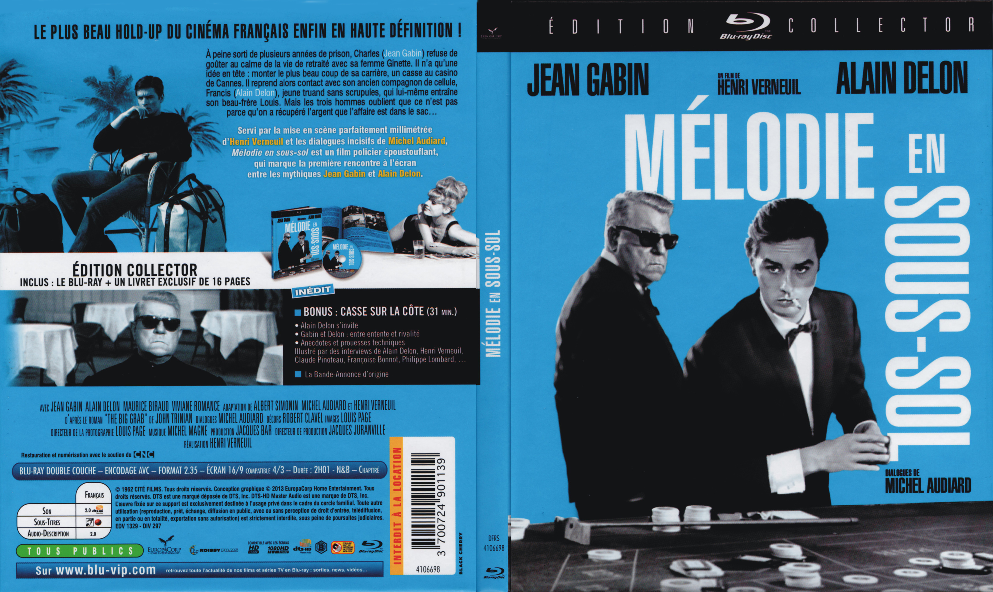 Jaquette DVD Melodie en sous-sol (BLU-RAY) v2