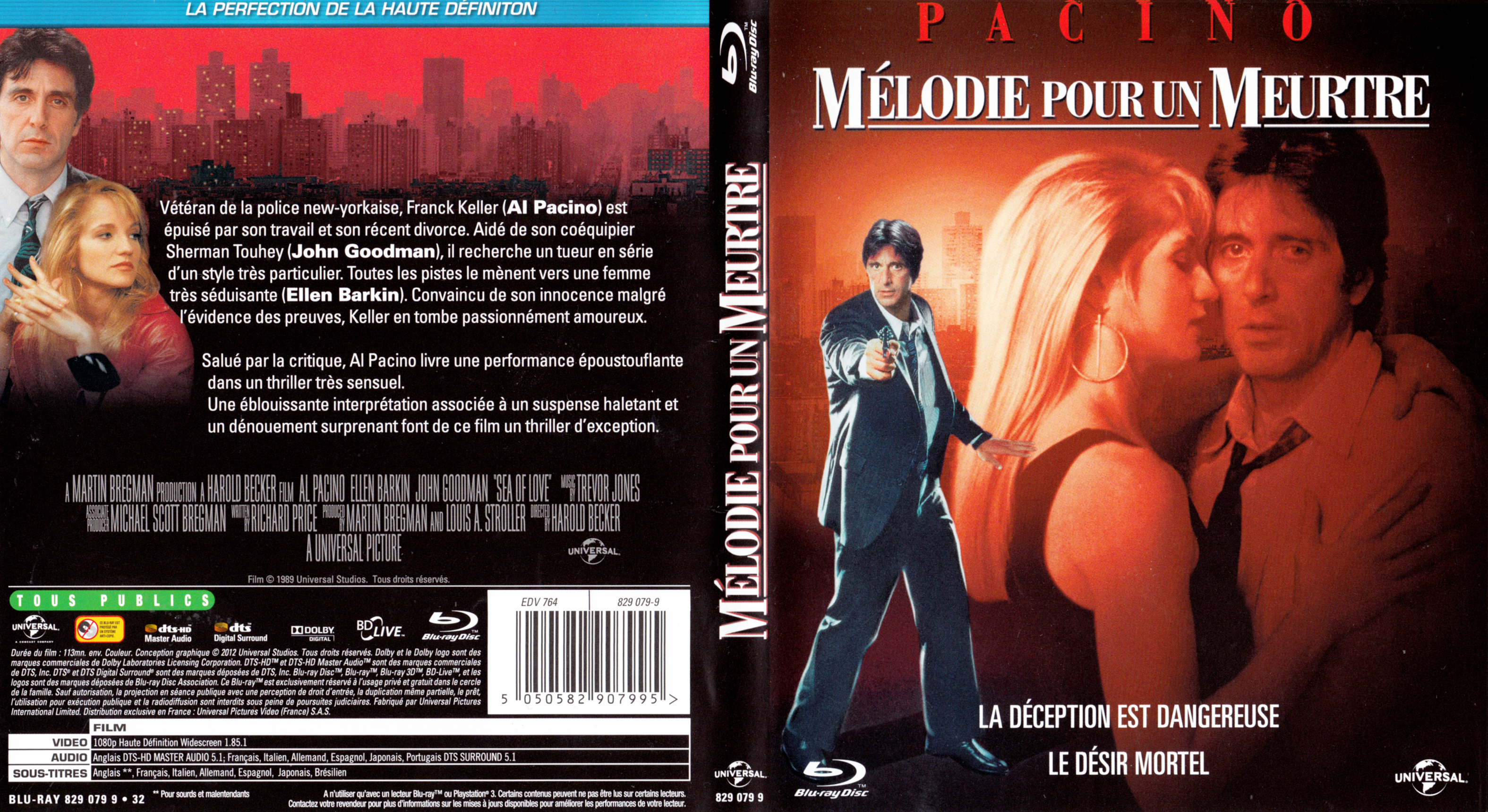 Jaquette DVD Mlodie pour un meurtre (BLU-RAY)