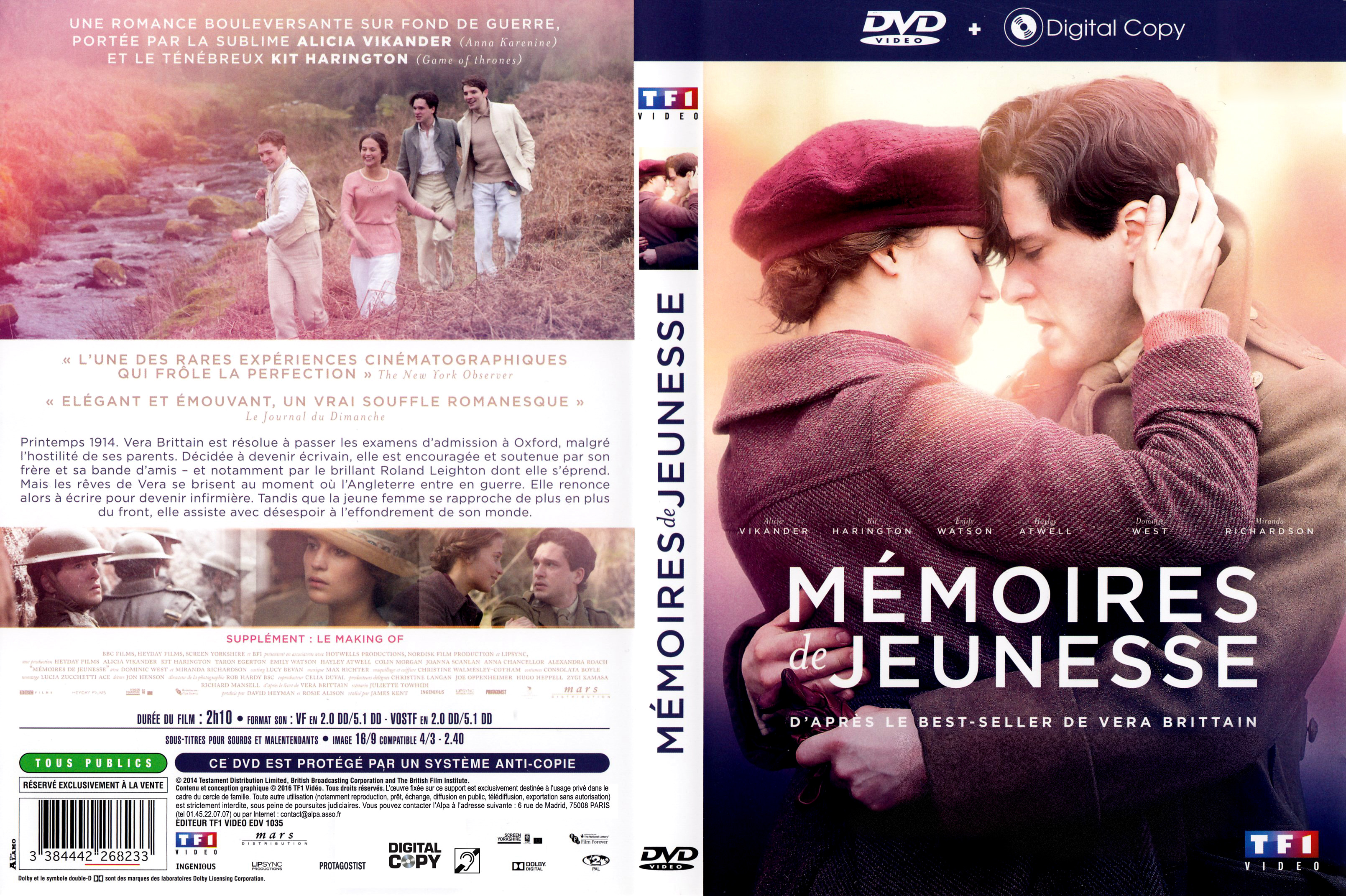 Jaquette DVD Mmoires de jeunesse